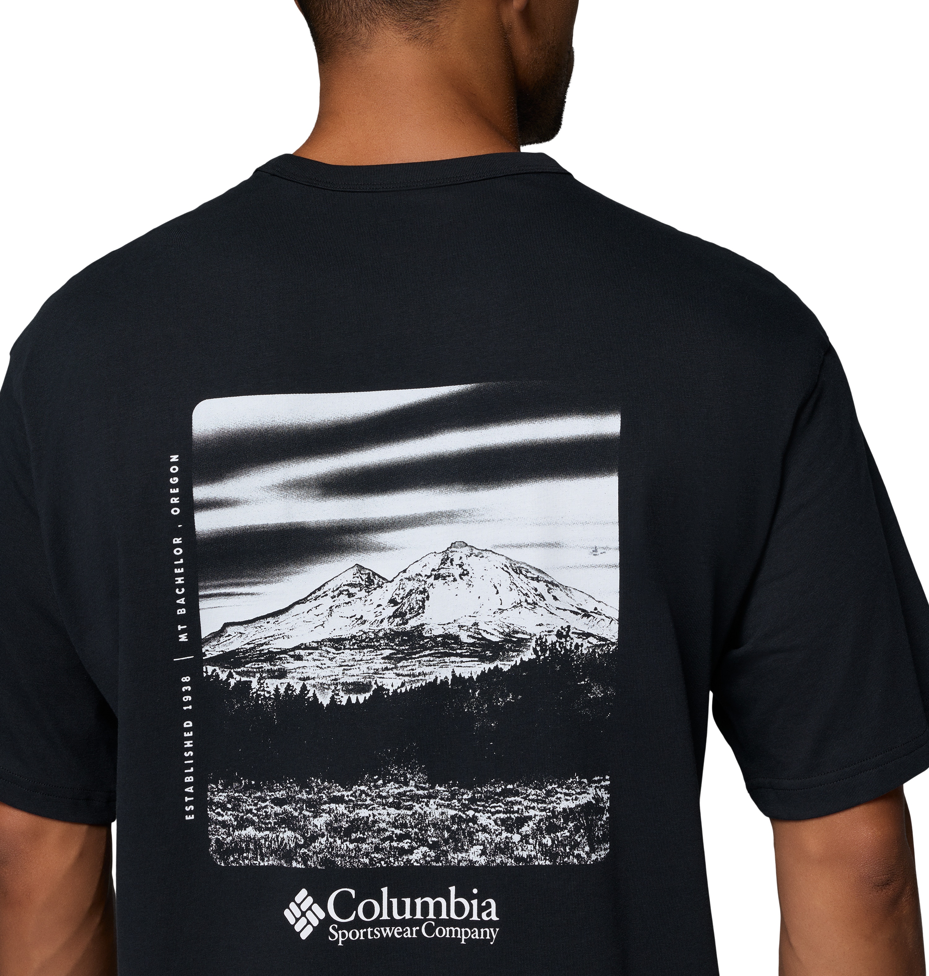 Camiseta manga corta de hombre CSC™ Heavyweight Back Graphic Columbia - Gris Gris-5
