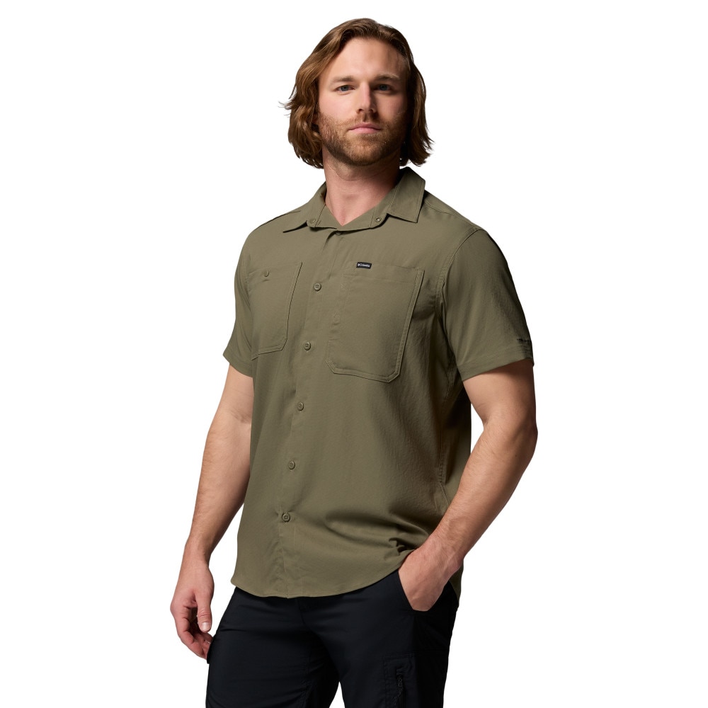 Camisa manga corta de hombre Silver Ridge™ Utility II Columbia - Verde cadete Verde cadete-3