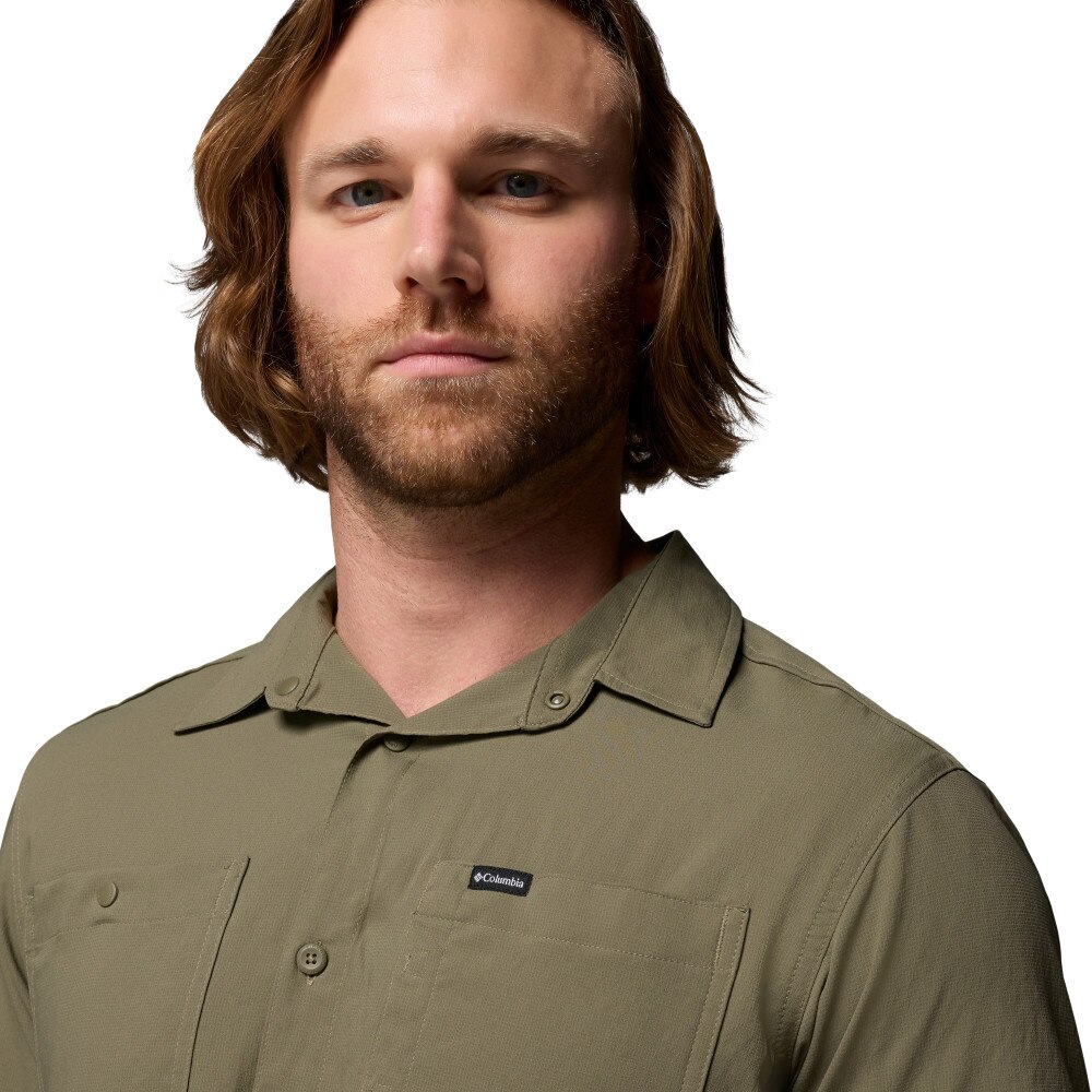 Camisa manga corta de hombre Silver Ridge™ Utility II Columbia - Verde cadete Verde cadete-4