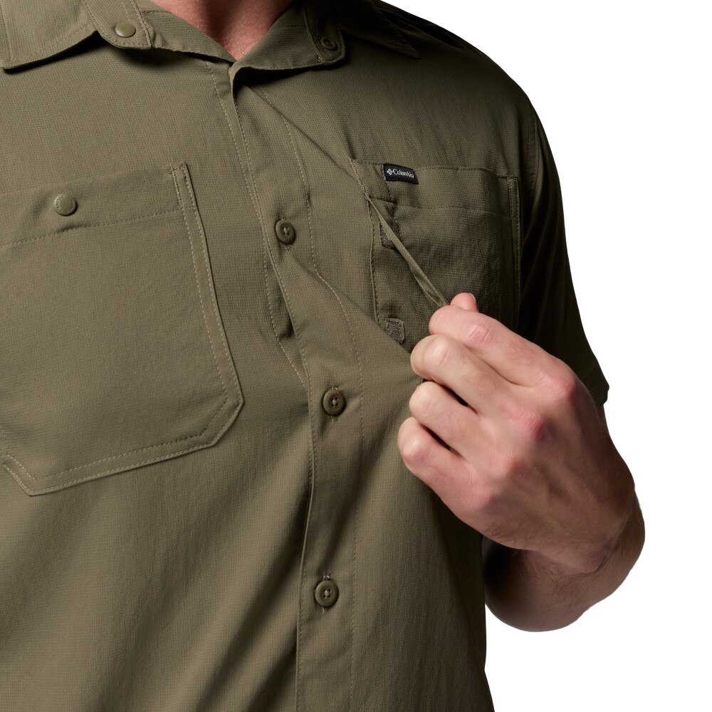 Camisa manga corta de hombre Silver Ridge™ Utility II Columbia - Verde cadete Verde cadete-5