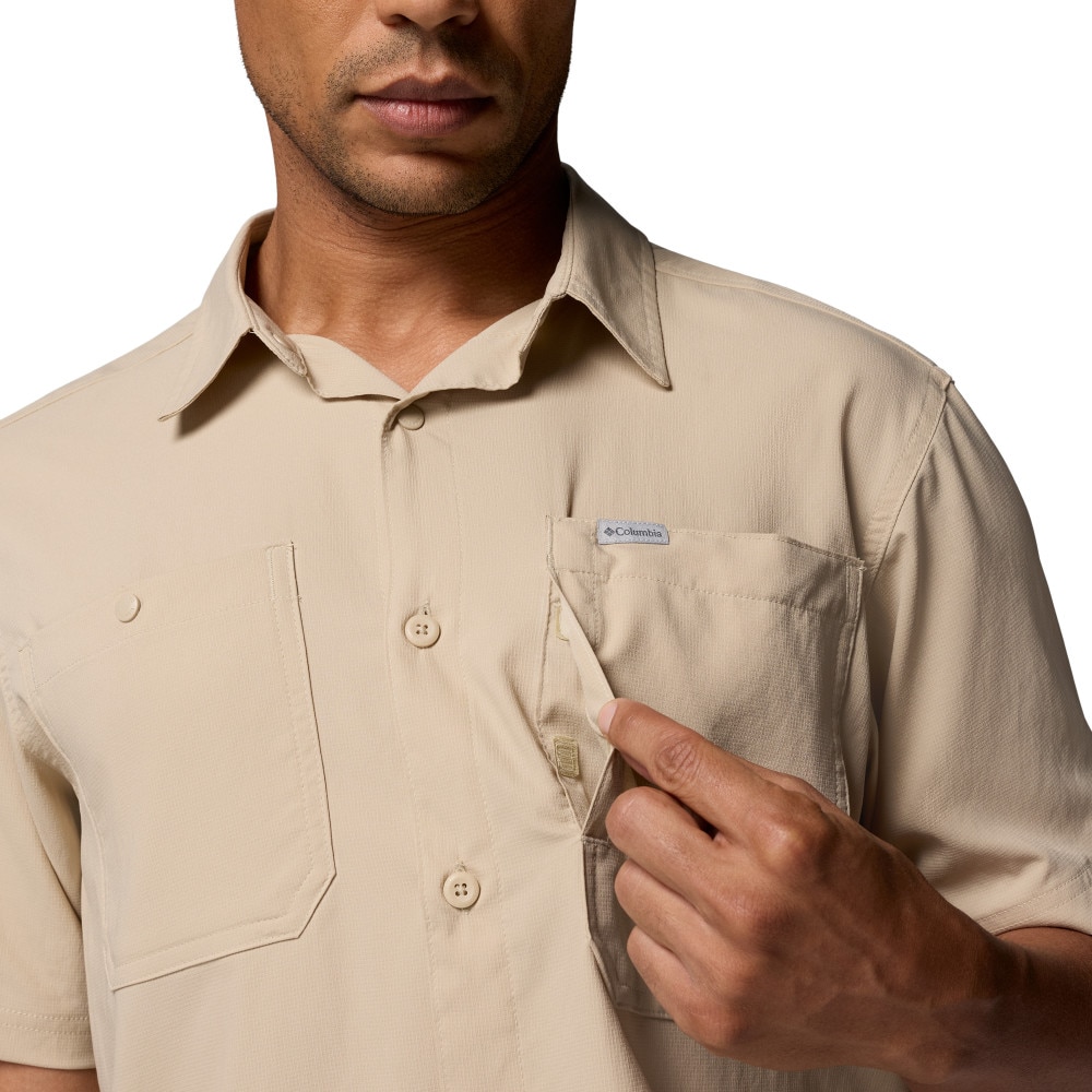 Camisa manga corta de hombre Silver Ridge™ Utility II Columbia - Beige Beige-5