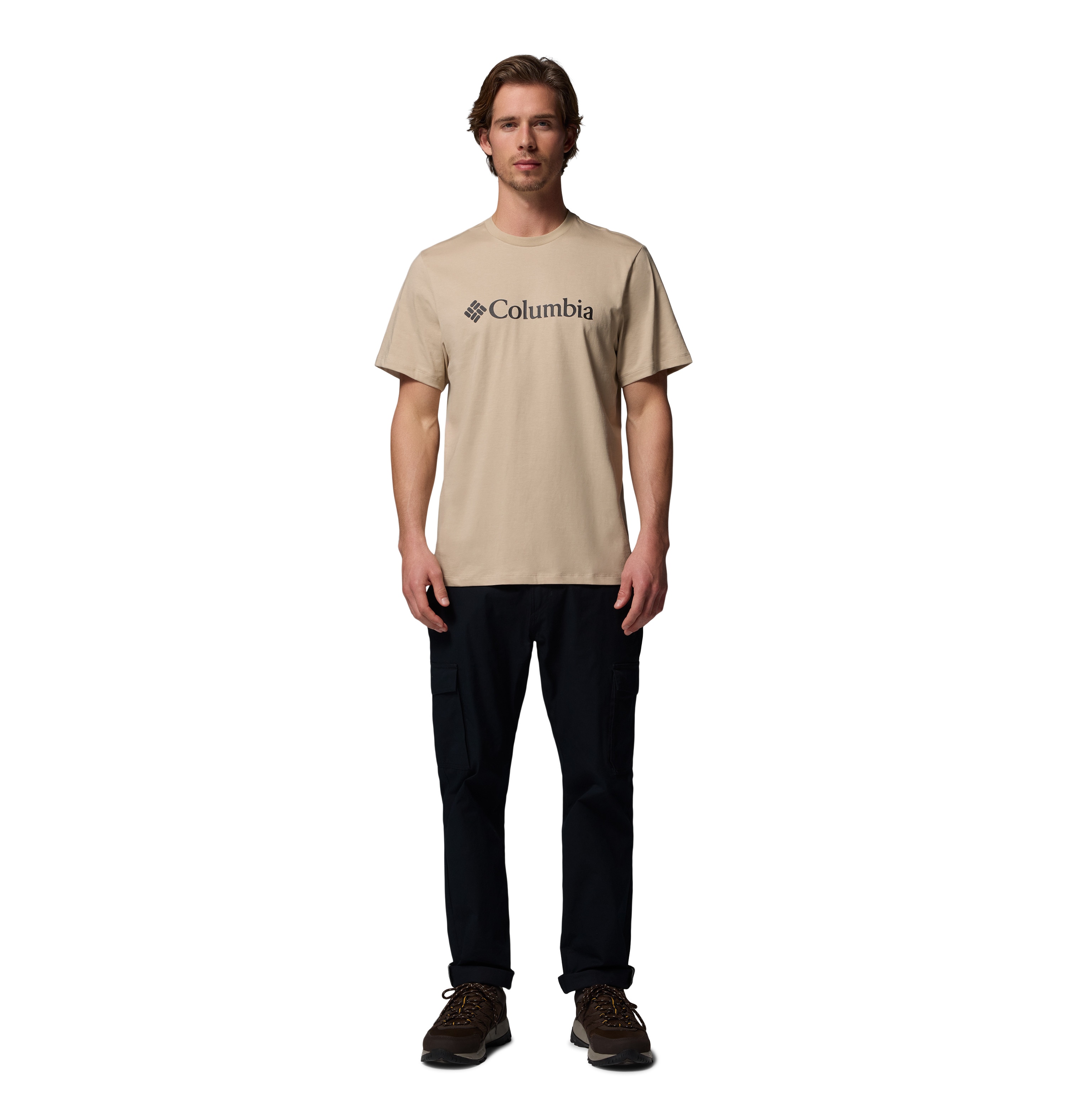 Imagen 3 de Camiseta manga corta de hombre CSC Basic Logo™ Columbia - Beige Beige