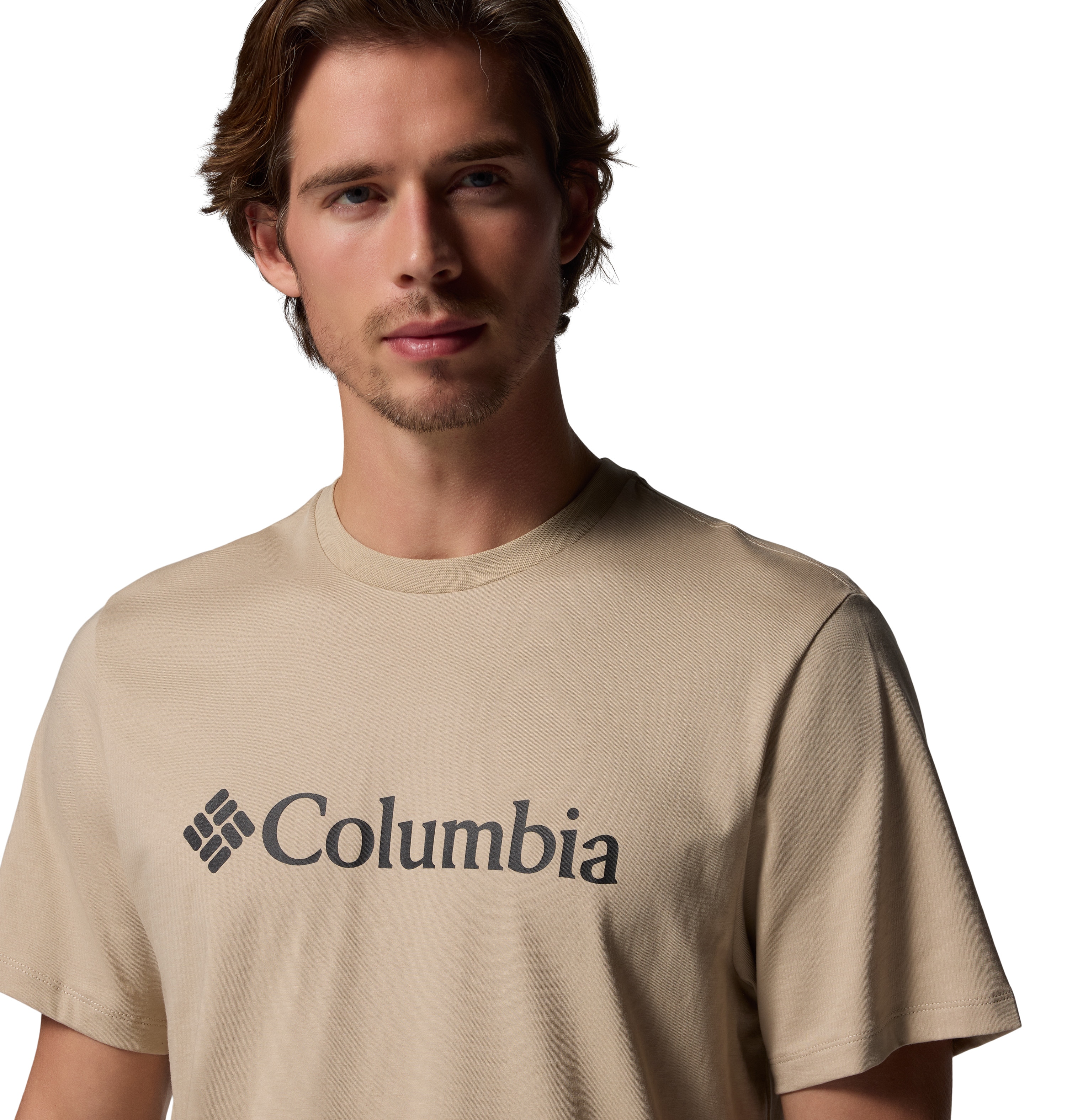 Imagen 5 de Camiseta manga corta de hombre CSC Basic Logo™ Columbia - Beige Beige