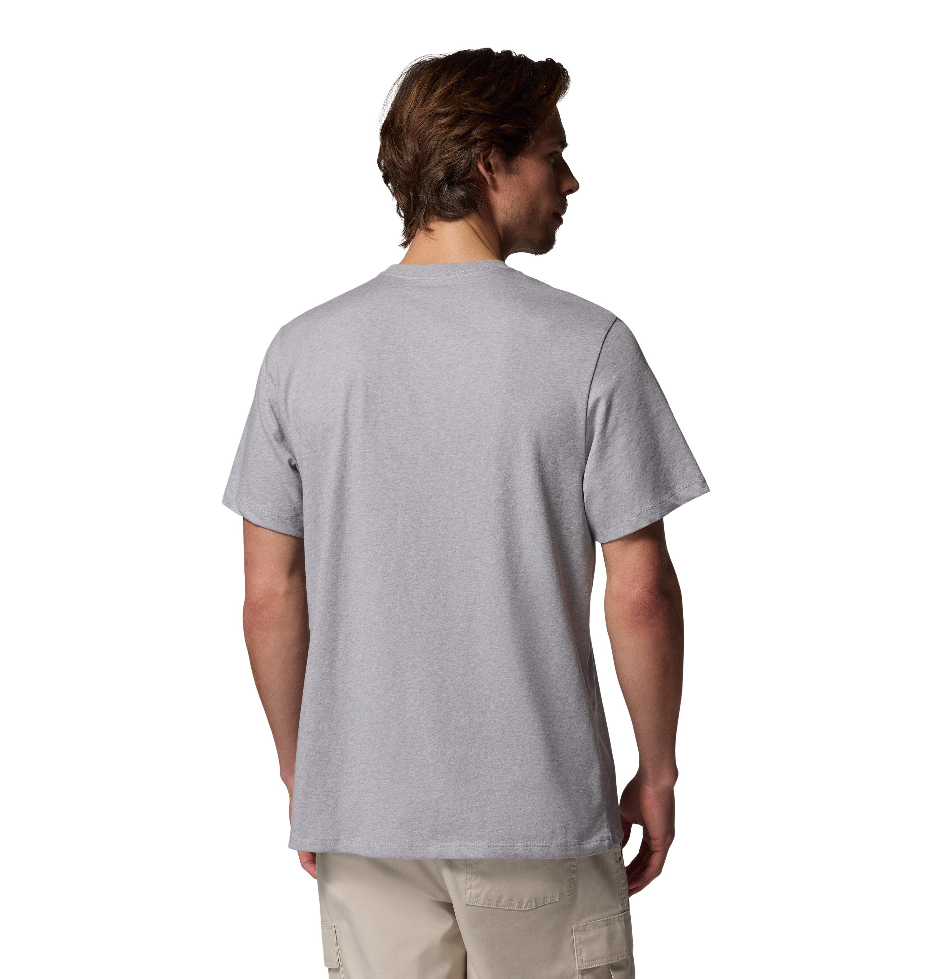 Camiseta manga corta de hombre CSC Basic Logo™ Columbia - Gris Gris-2