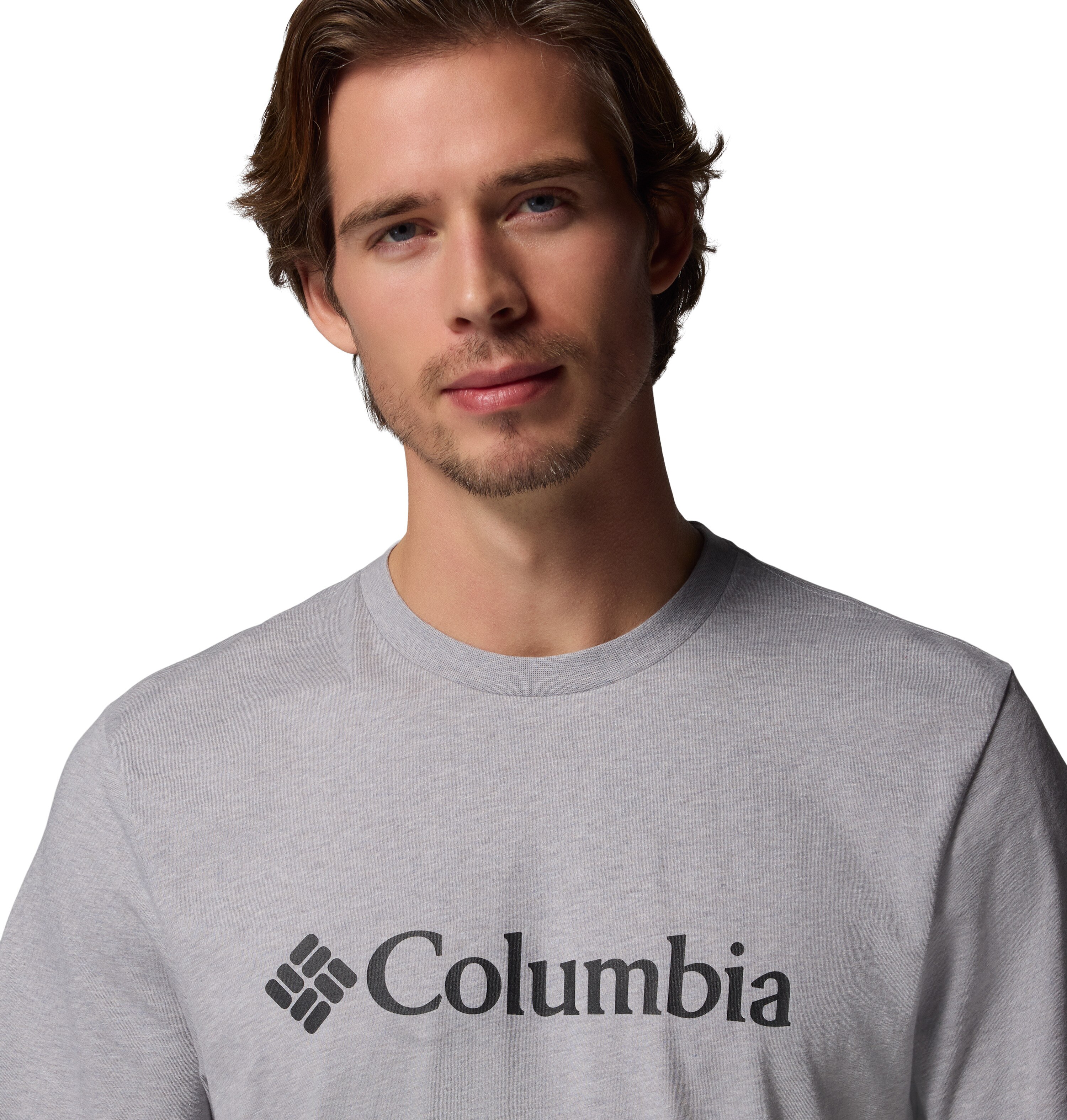 Camiseta manga corta de hombre CSC Basic Logo™ Columbia - Gris Gris-4