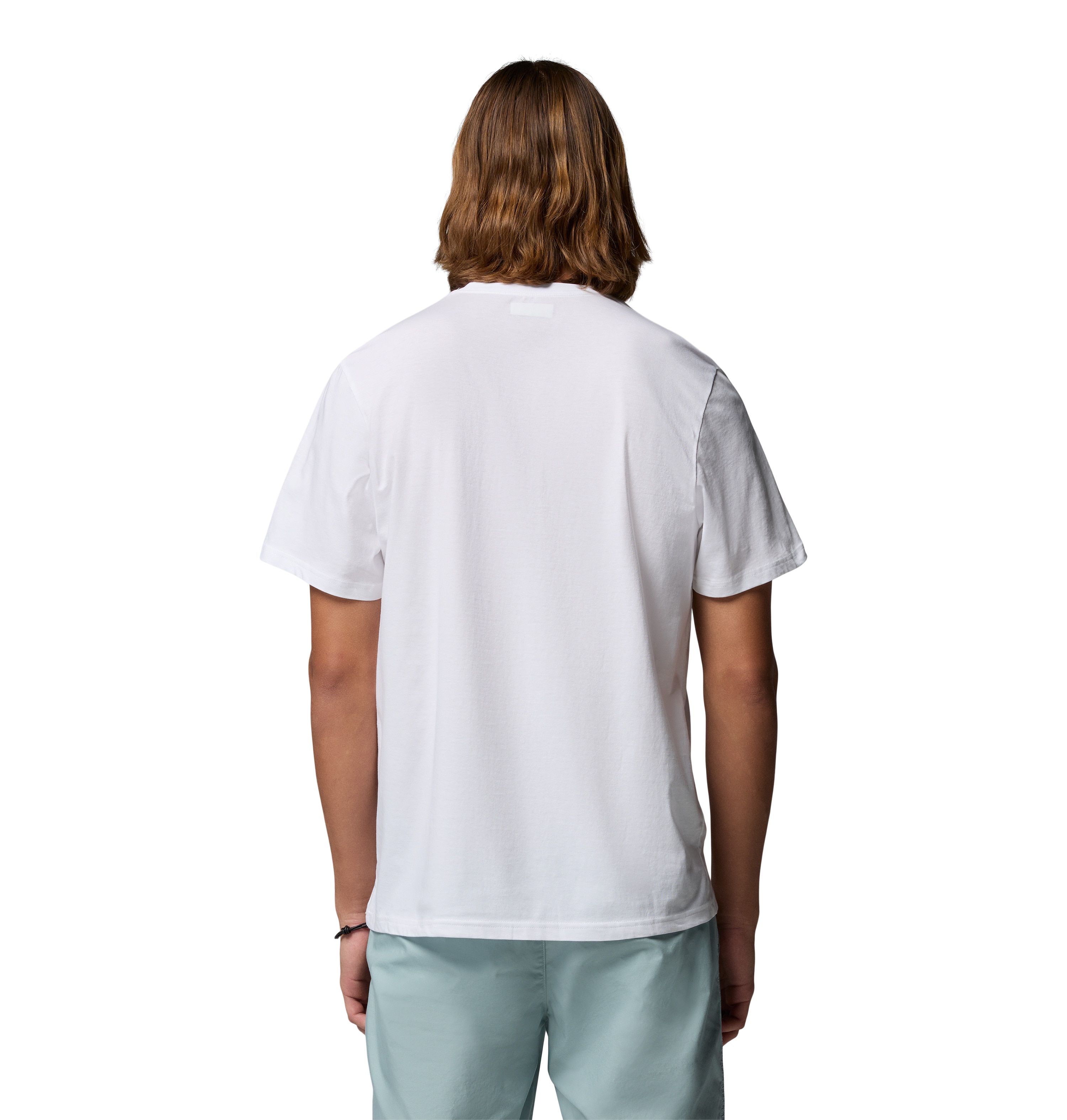Imagen 2 de Camiseta manga corta de hombre CSC Basic Logo™ Columbia - Blanco Blanco