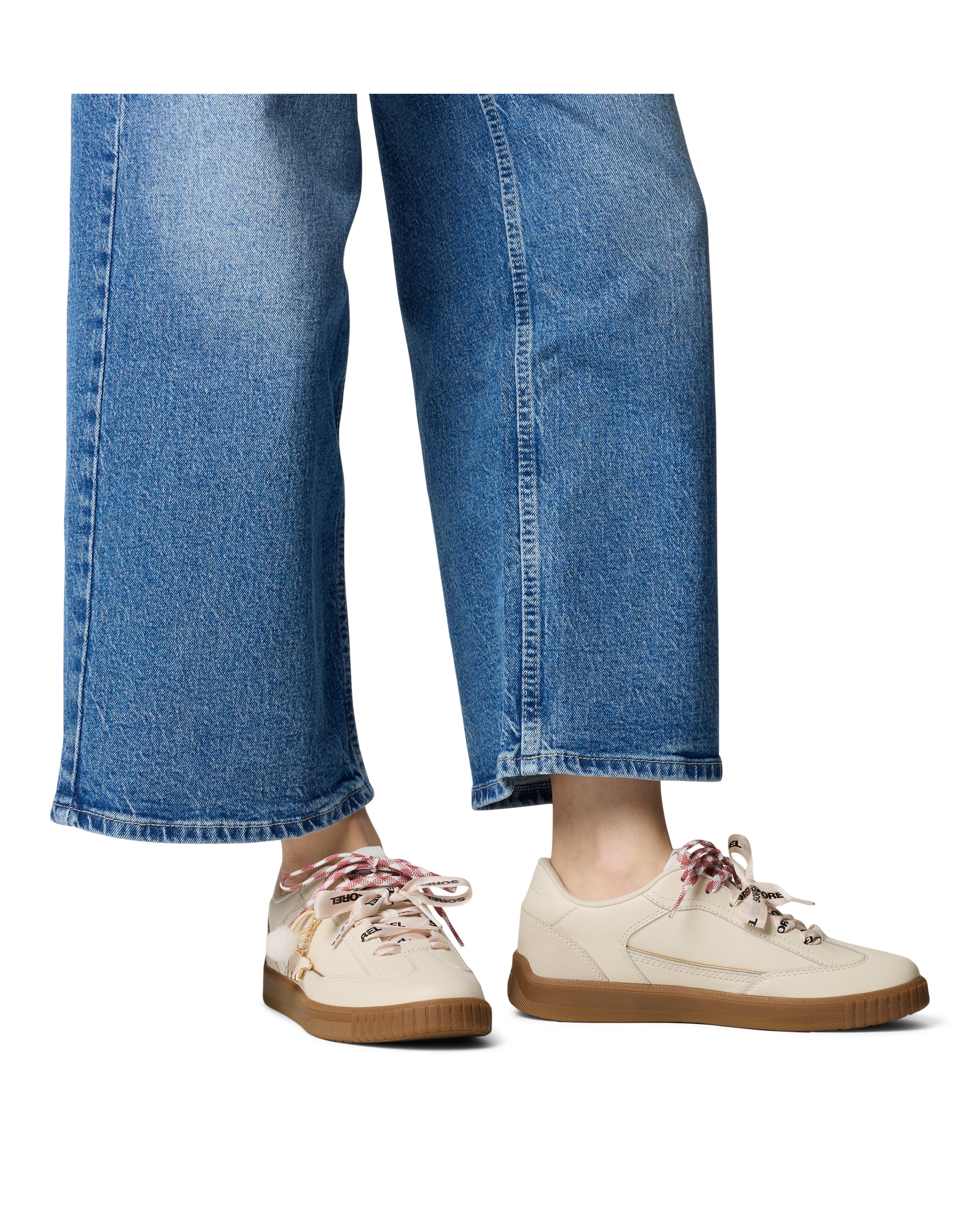 Zapatillas deportivas de mujer de piel - Sorel - Blanco Blanco-2