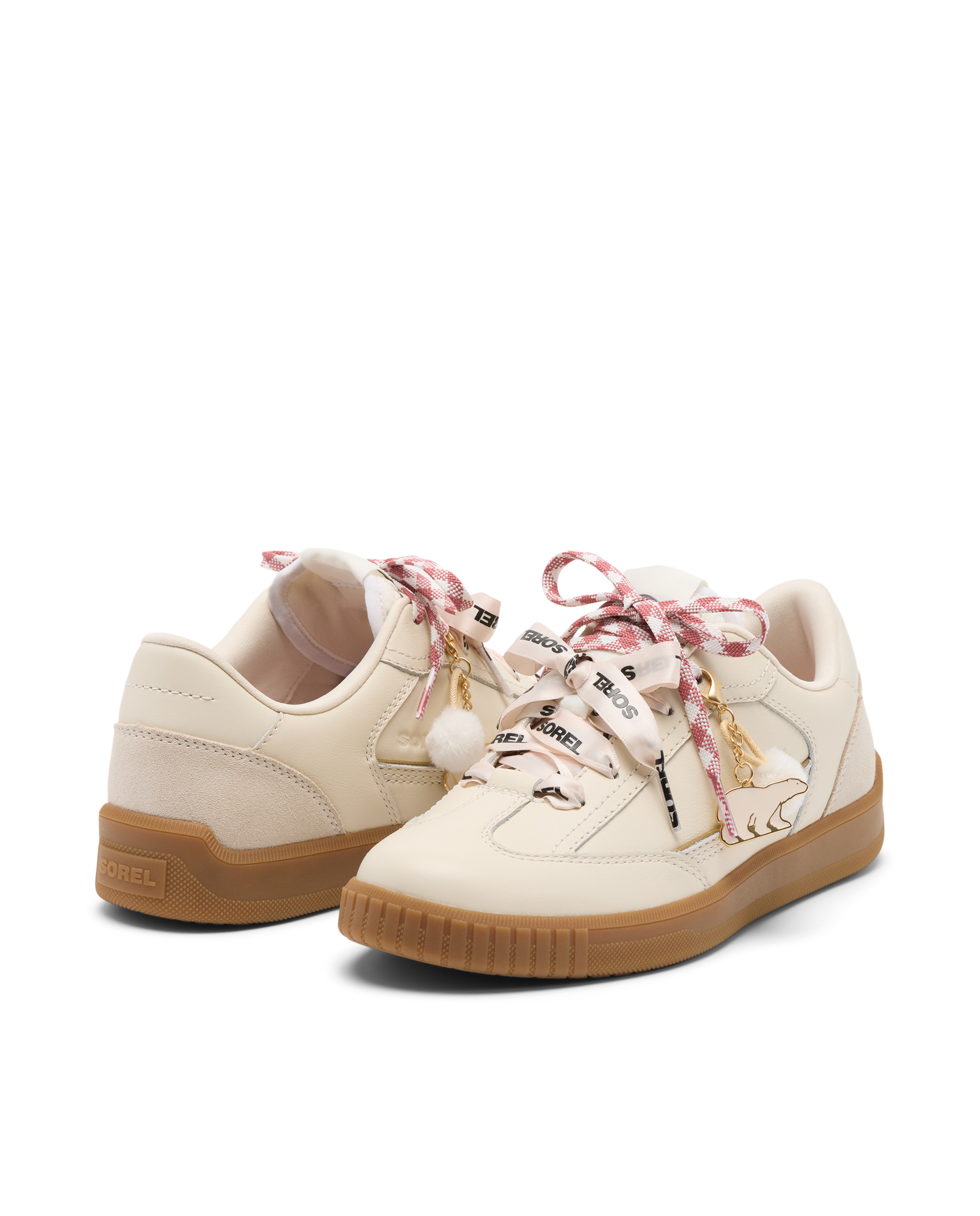 Zapatillas deportivas de mujer de piel - Sorel - Blanco Blanco-5