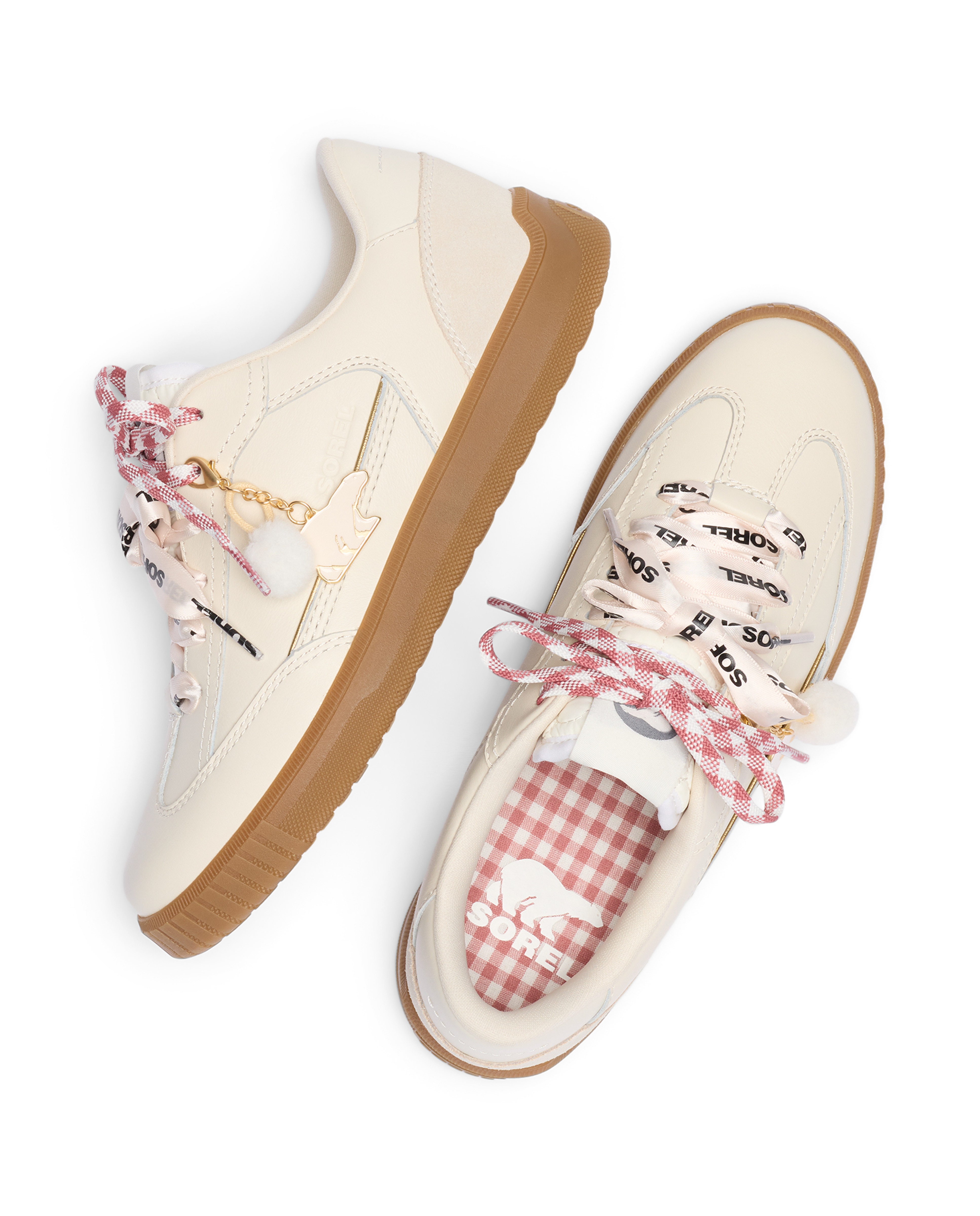 Zapatillas deportivas de mujer de piel - Sorel - Blanco Blanco-6