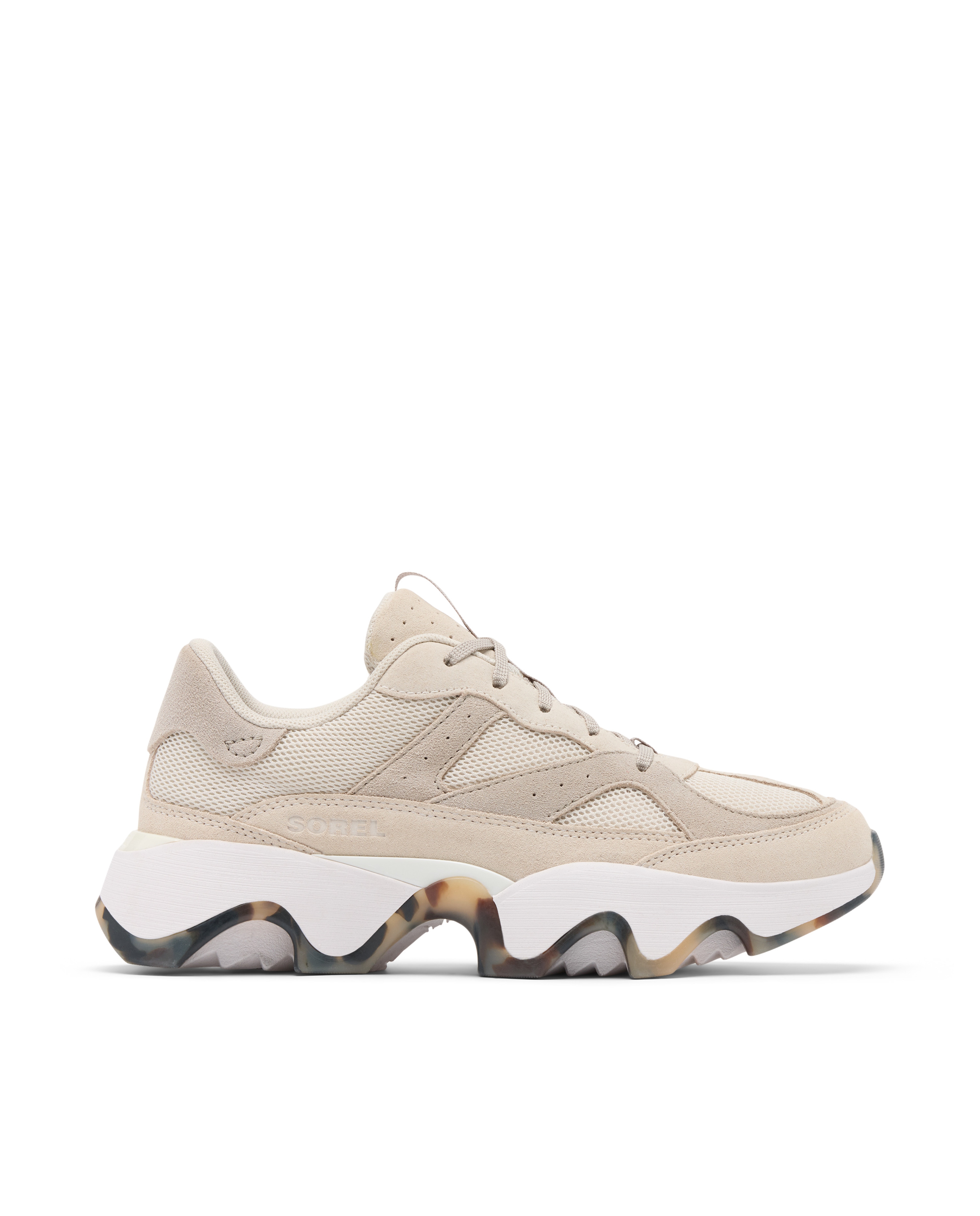 Imagen 0 de Zapatillas deportivas de mujer de piel Beige