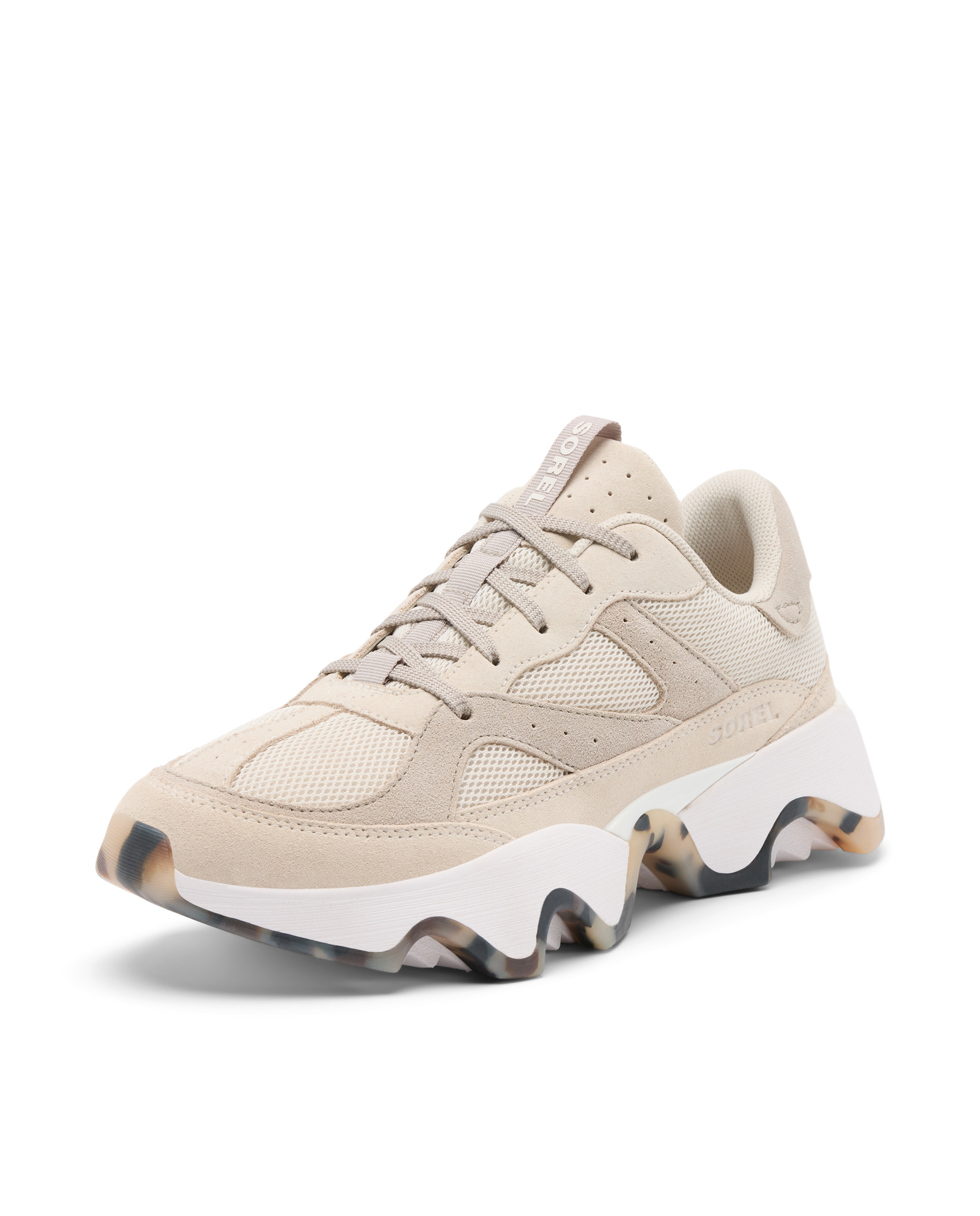 Zapatillas deportivas de mujer de piel - Sorel - Beige Beige-4