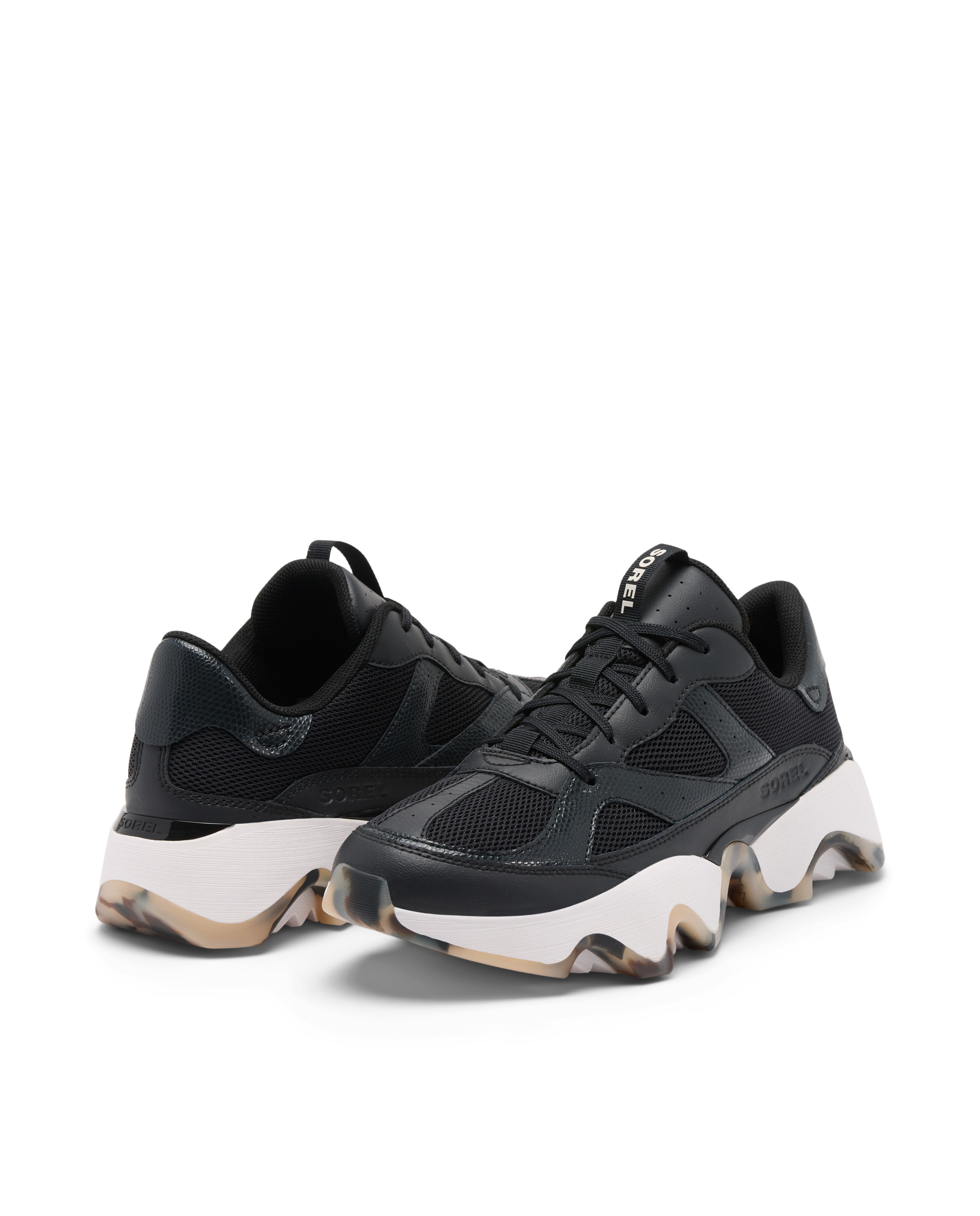 Zapatillas deportivas de mujer de piel - Sorel - Negro Negro-4