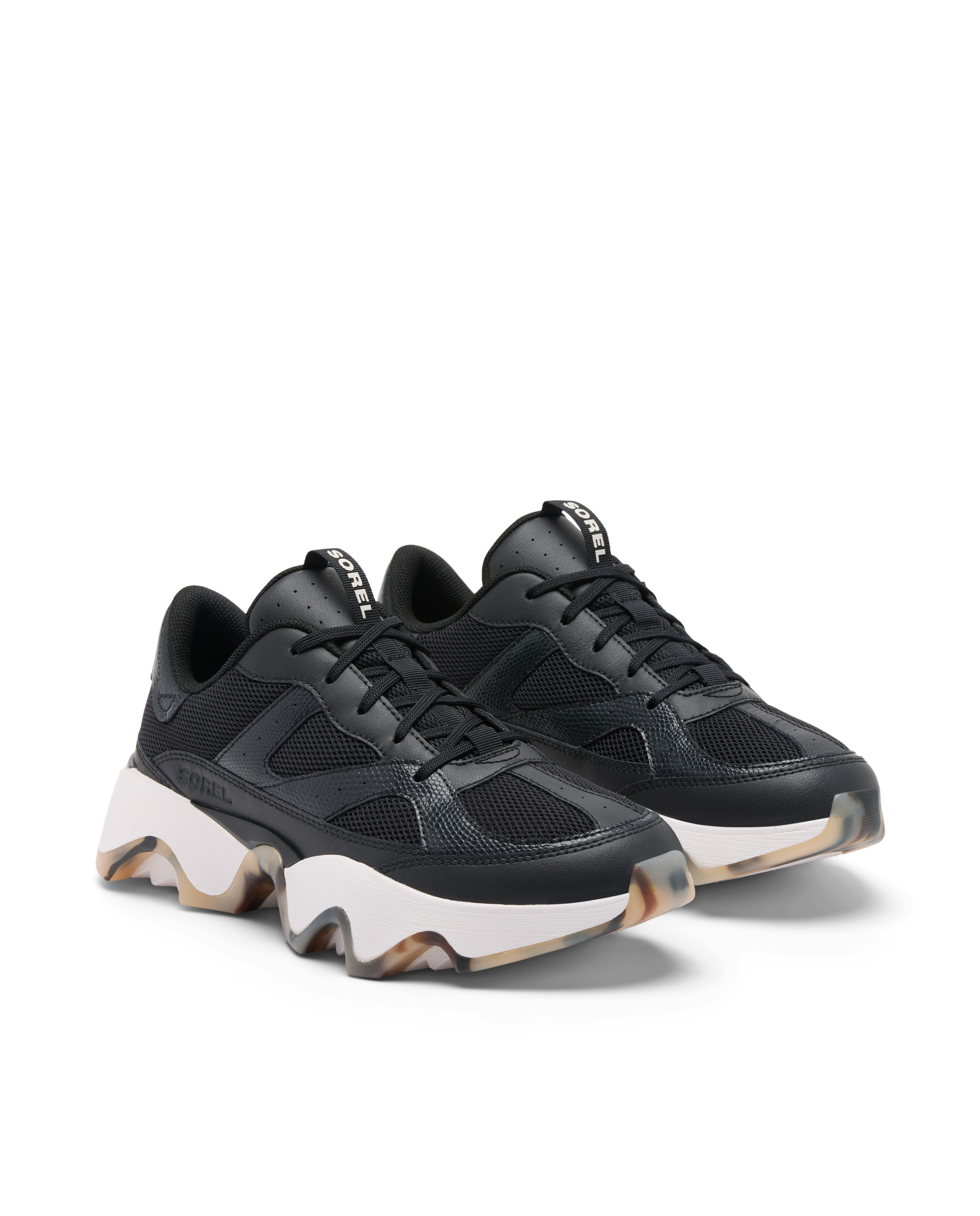 Zapatillas deportivas de mujer de piel - Sorel - Negro Negro-5