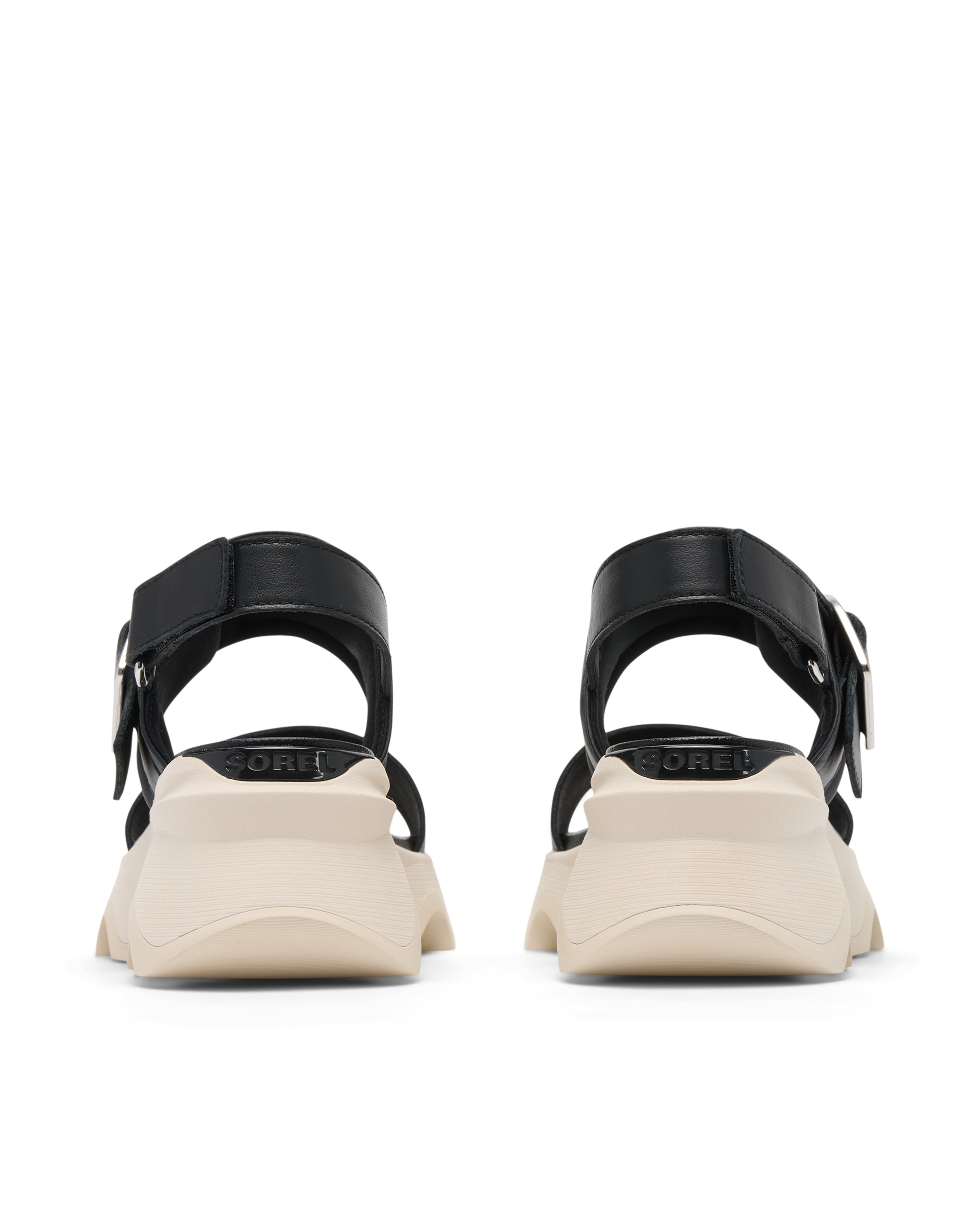 Sandalias de tiras de mujer de piel - Sorel - Negro Negro-4