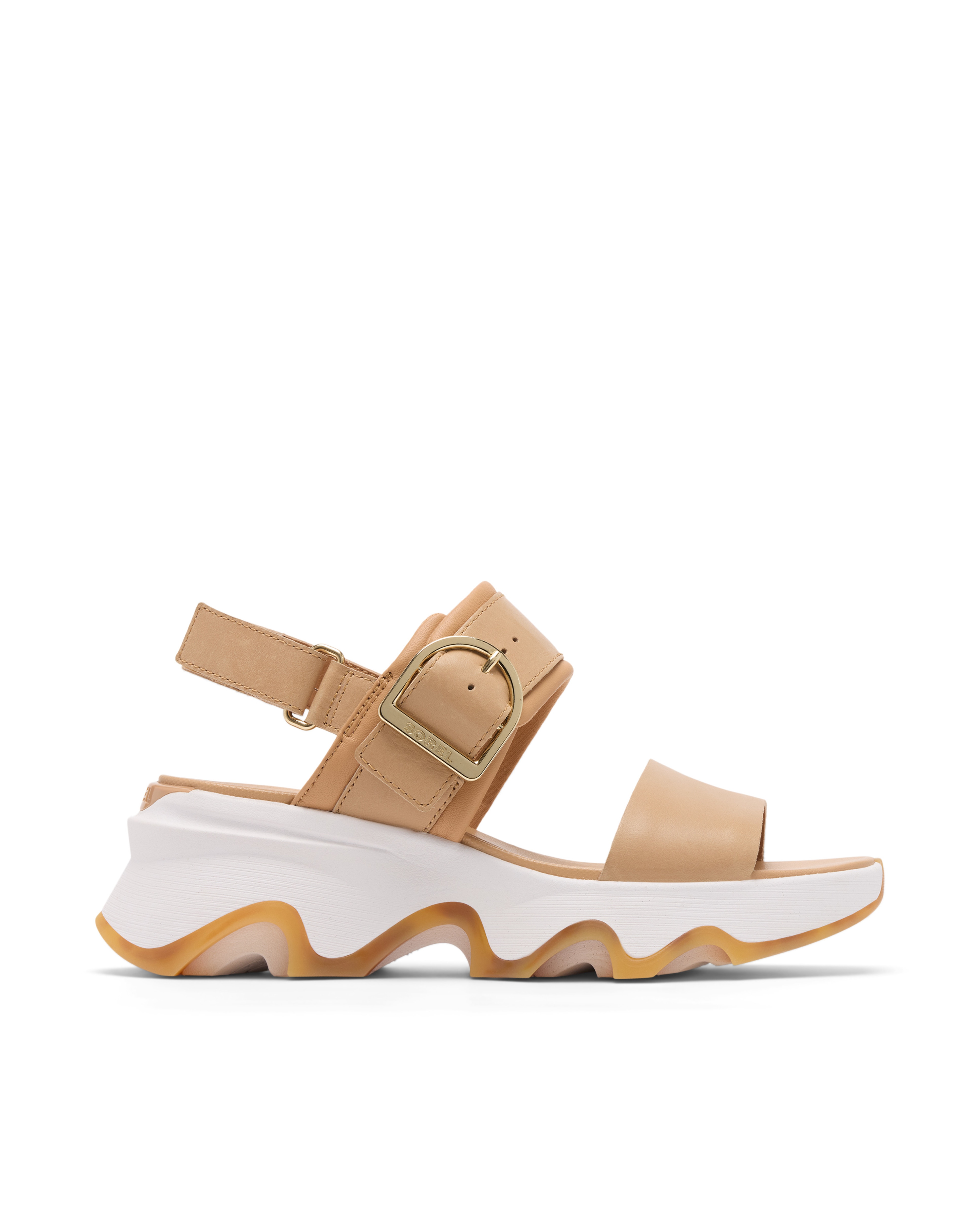 Sandalias de tiras de mujer de piel - Sorel - Marrón claro Marrón claro-1