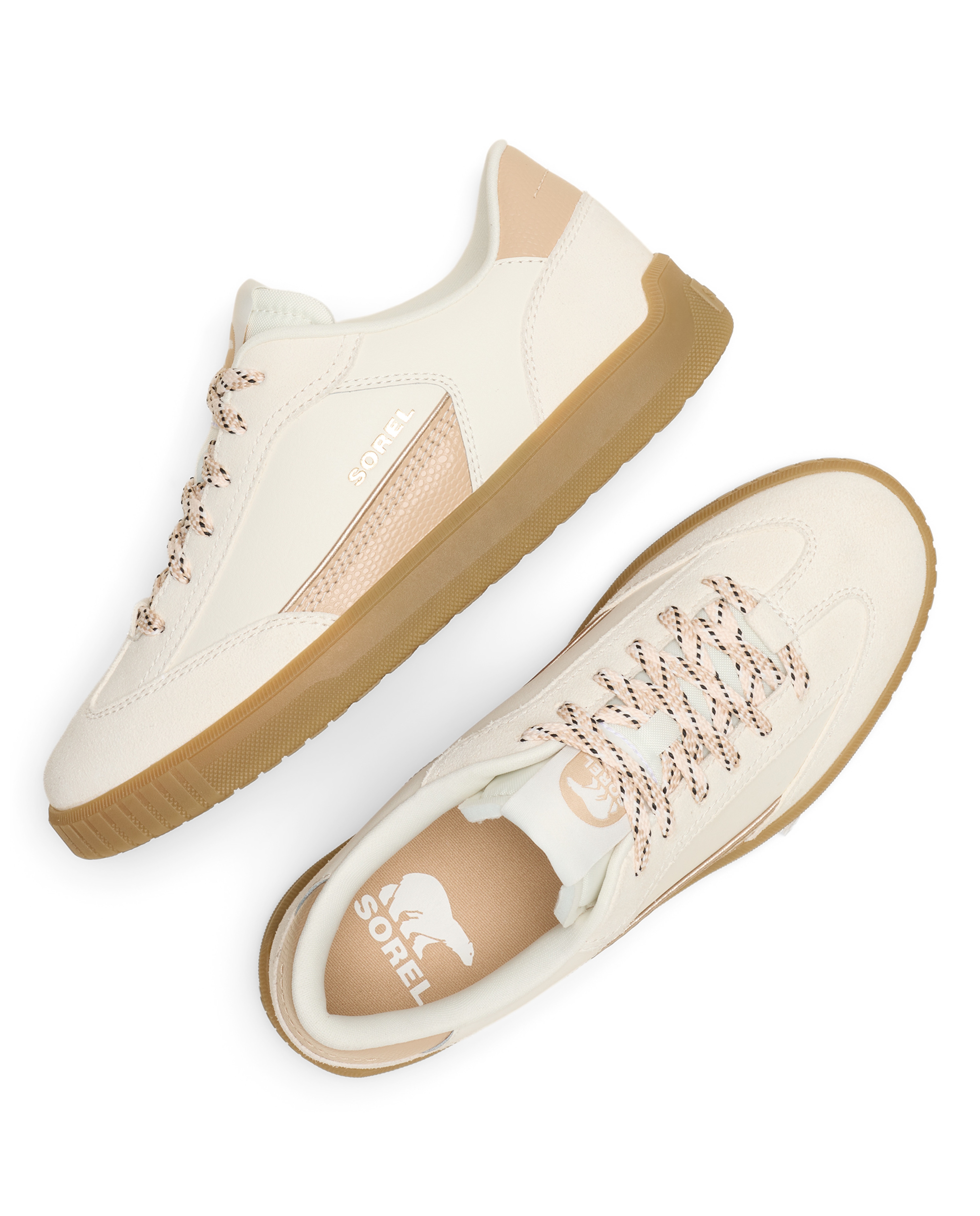 Zapatillas deportivas de mujer de piel - Sorel - Blanco Blanco-5