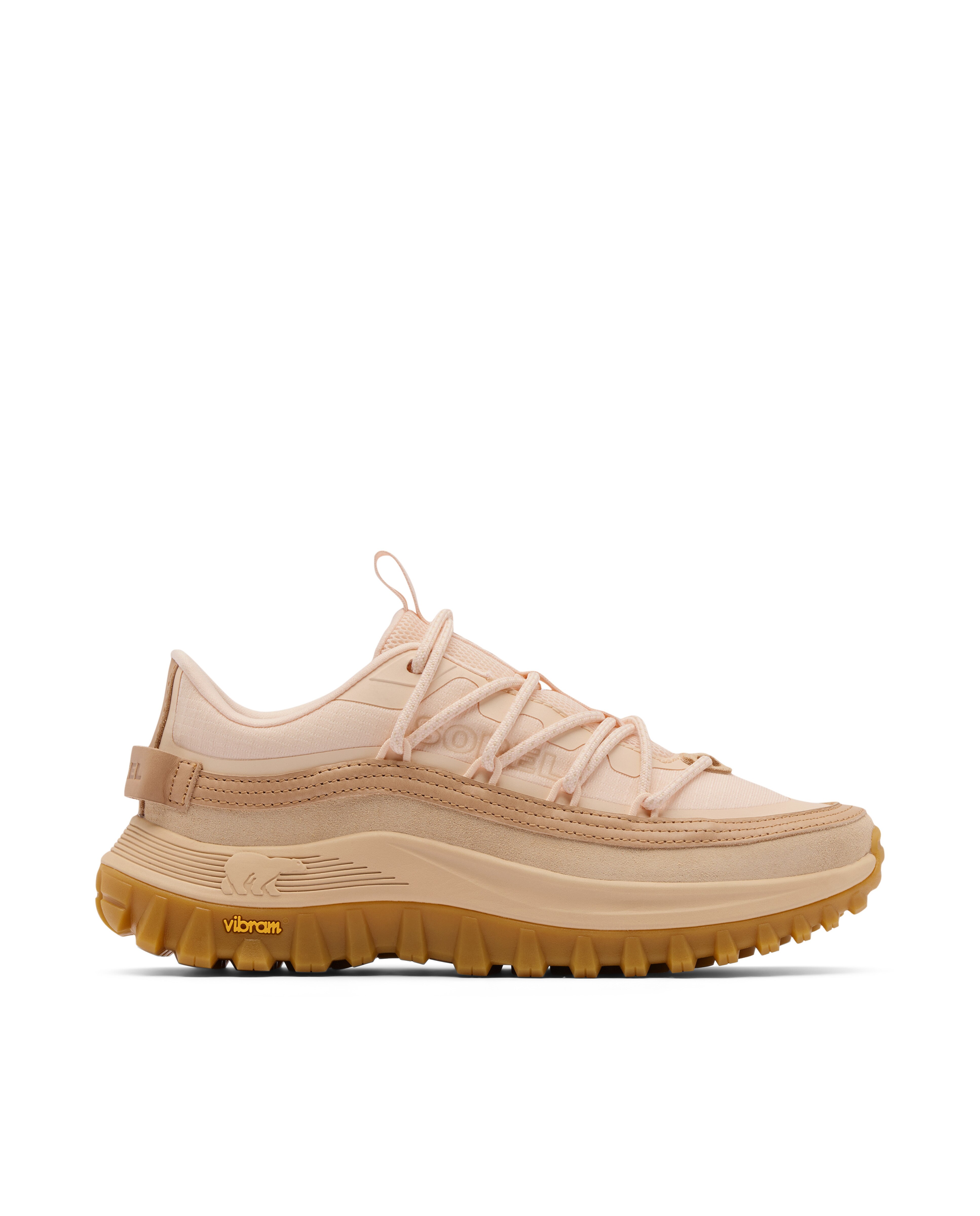 Imagen 0 de Zapatillas deportivas de mujer de piel Beige