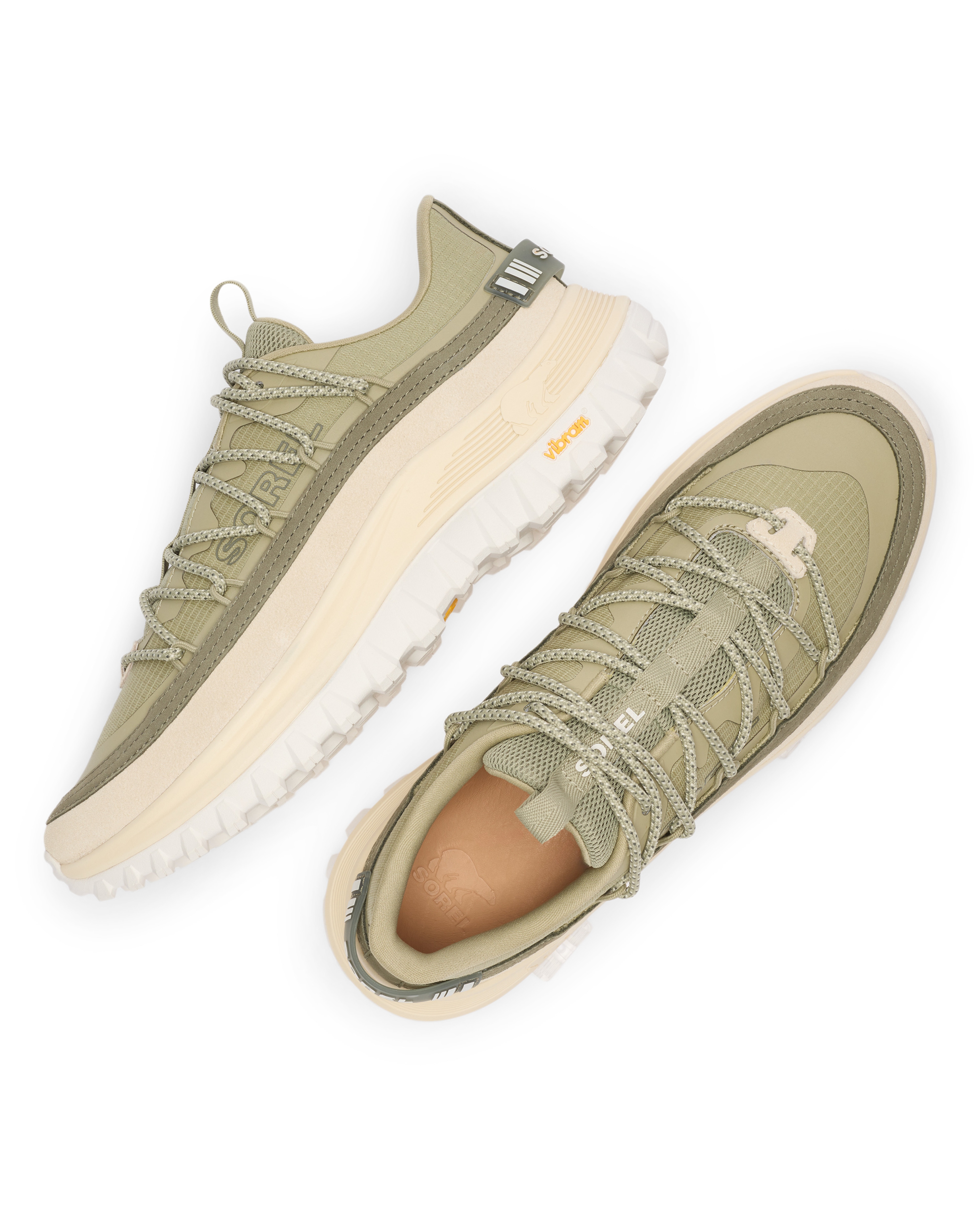 Deportivas de hombre de piel - Sorel - Verde anticuario Verde anticuario-4