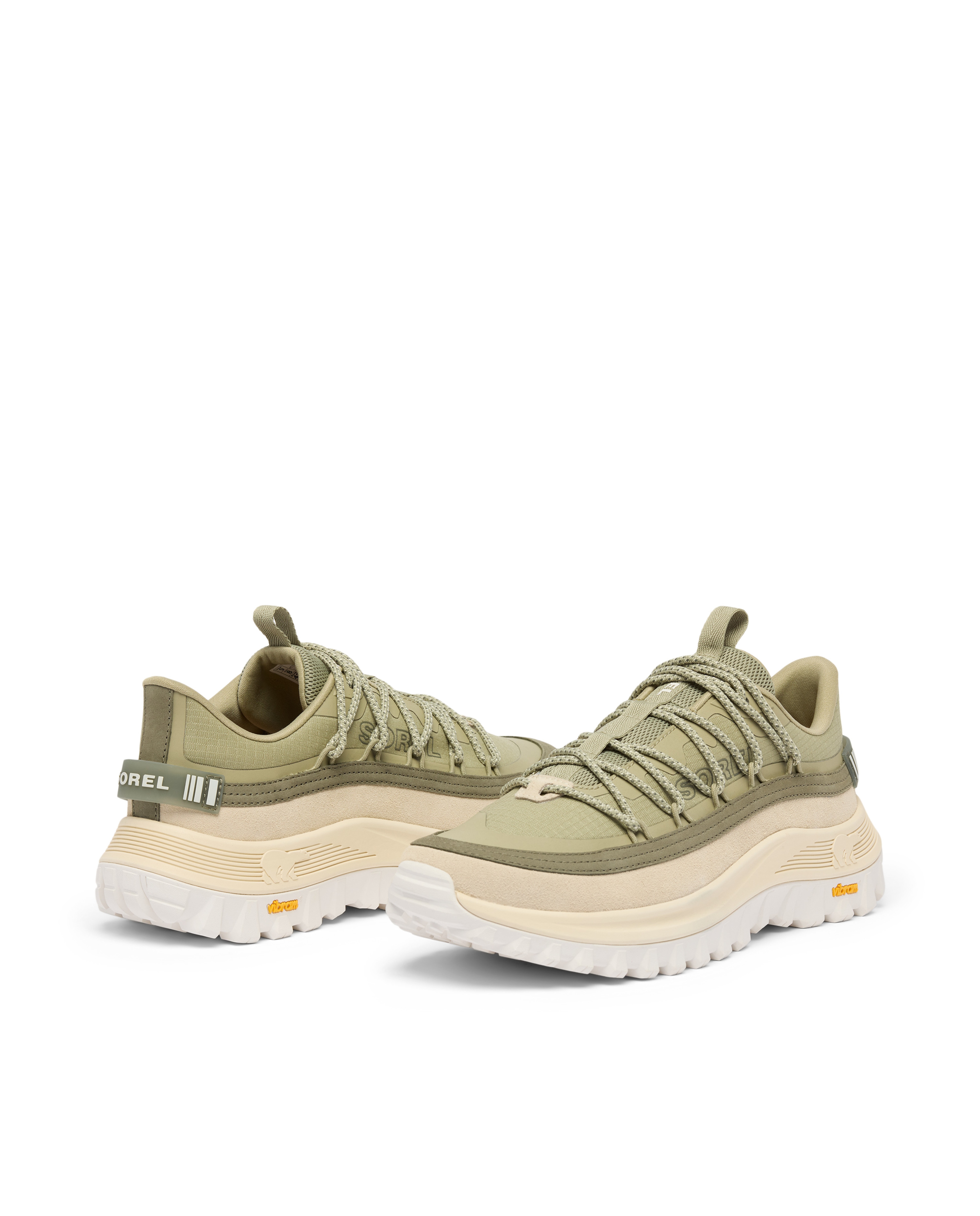 Deportivas de hombre de piel - Sorel - Verde anticuario Verde anticuario-5