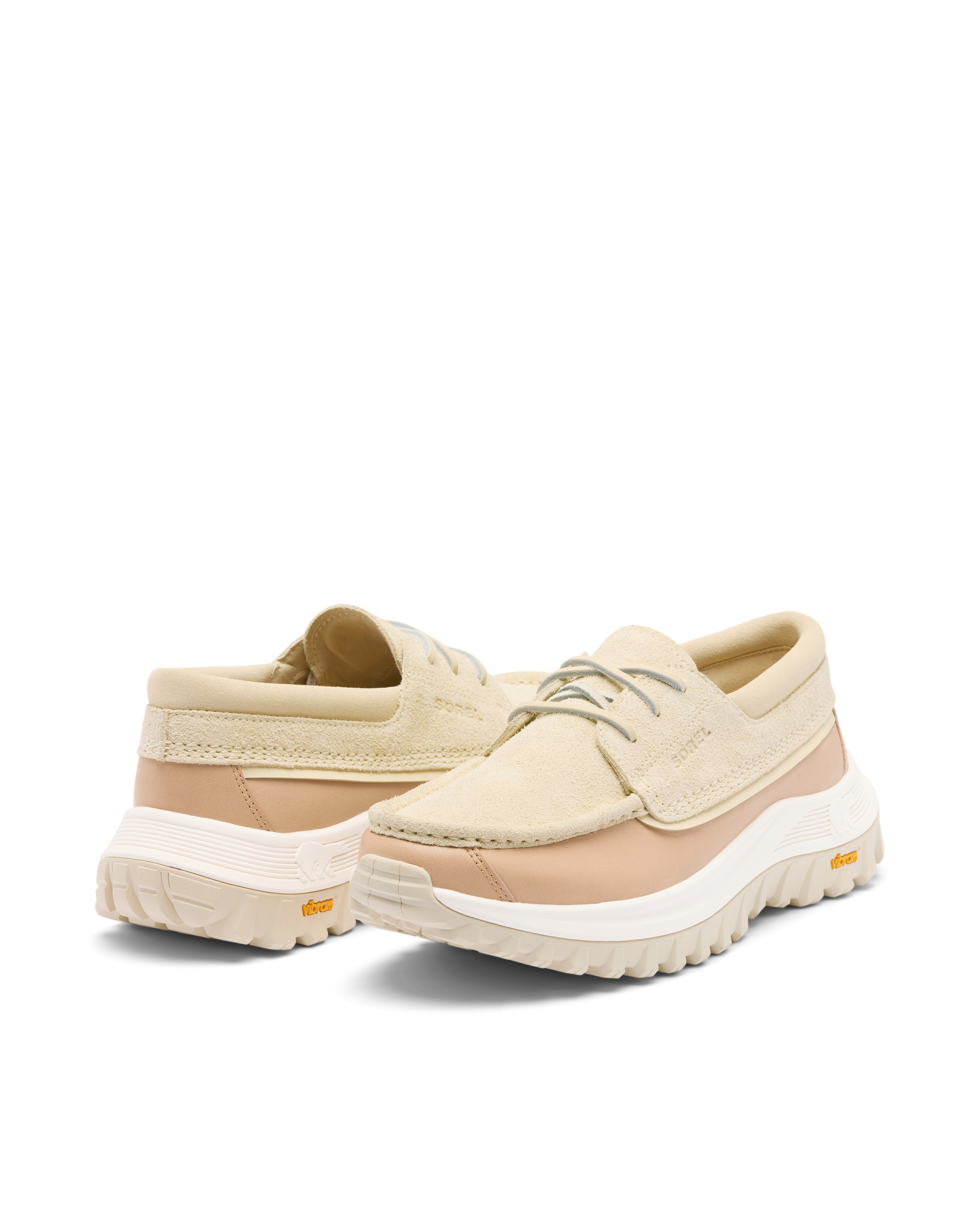 Zapatos cómodos de hombre de piel - Sorel - Beige Beige-4