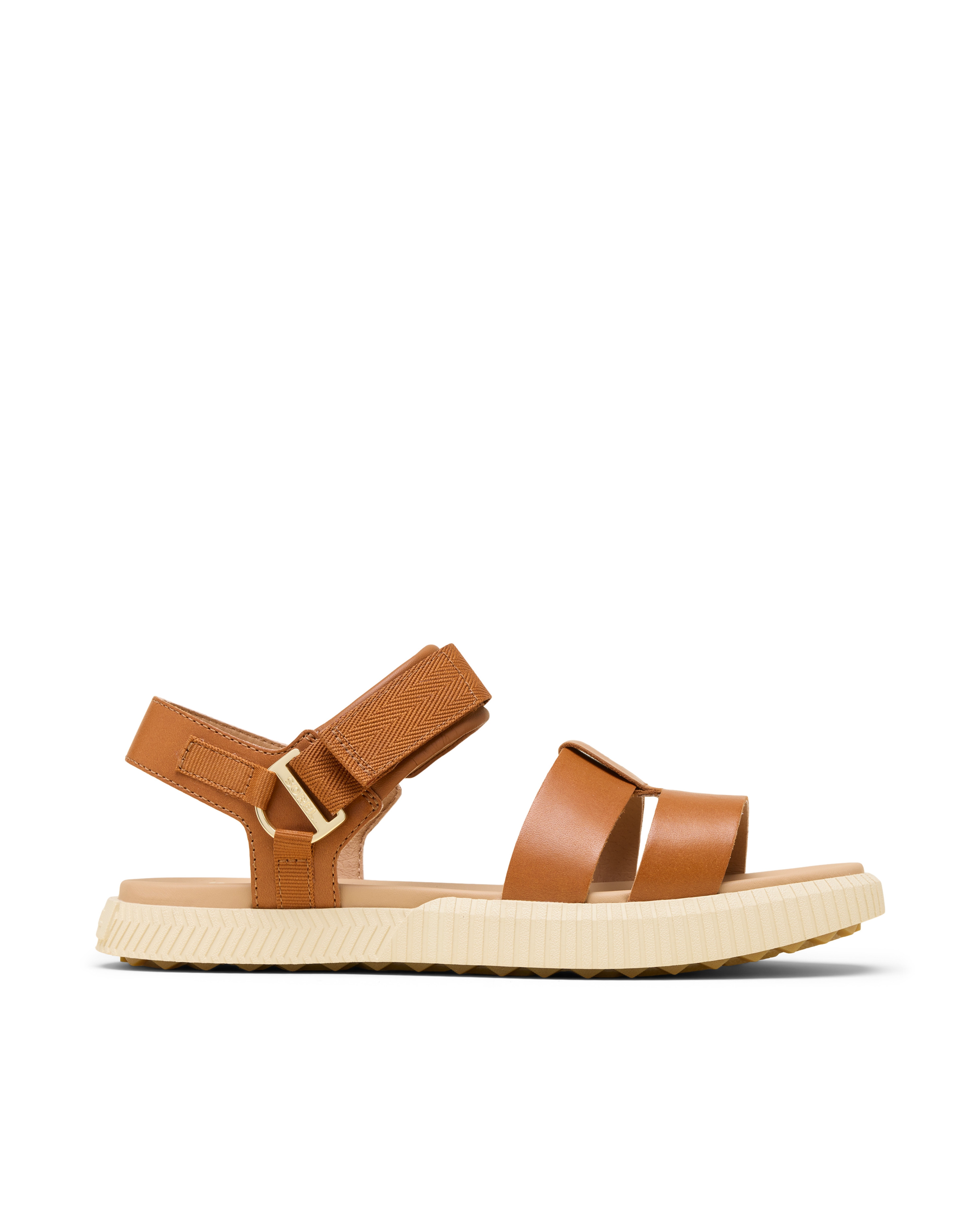 Sandalias de tiras de mujer de piel - Sorel - Marrón Marrón-1