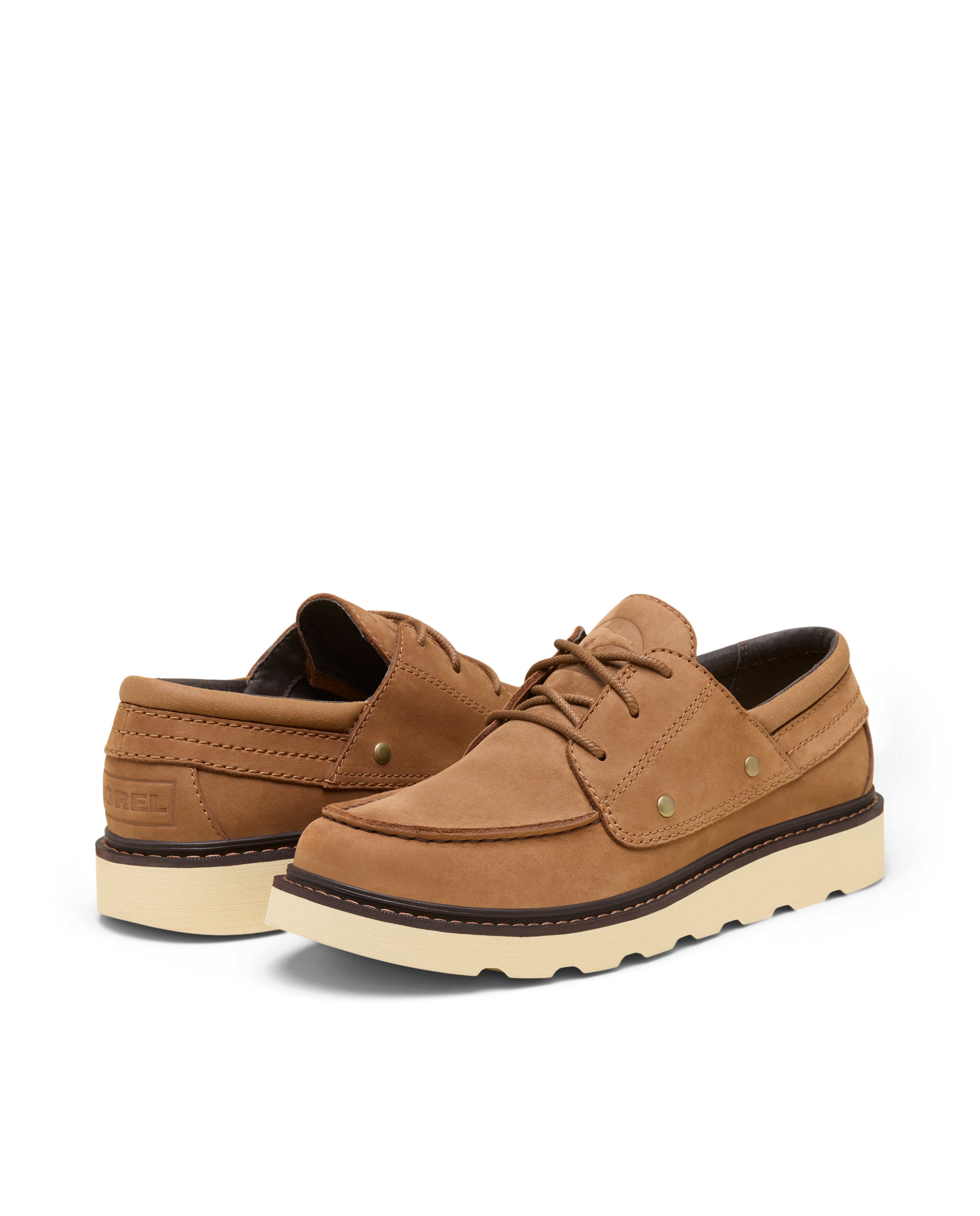 Zapatos cómodos de hombre de piel - Sorel - Marrón Marrón-5