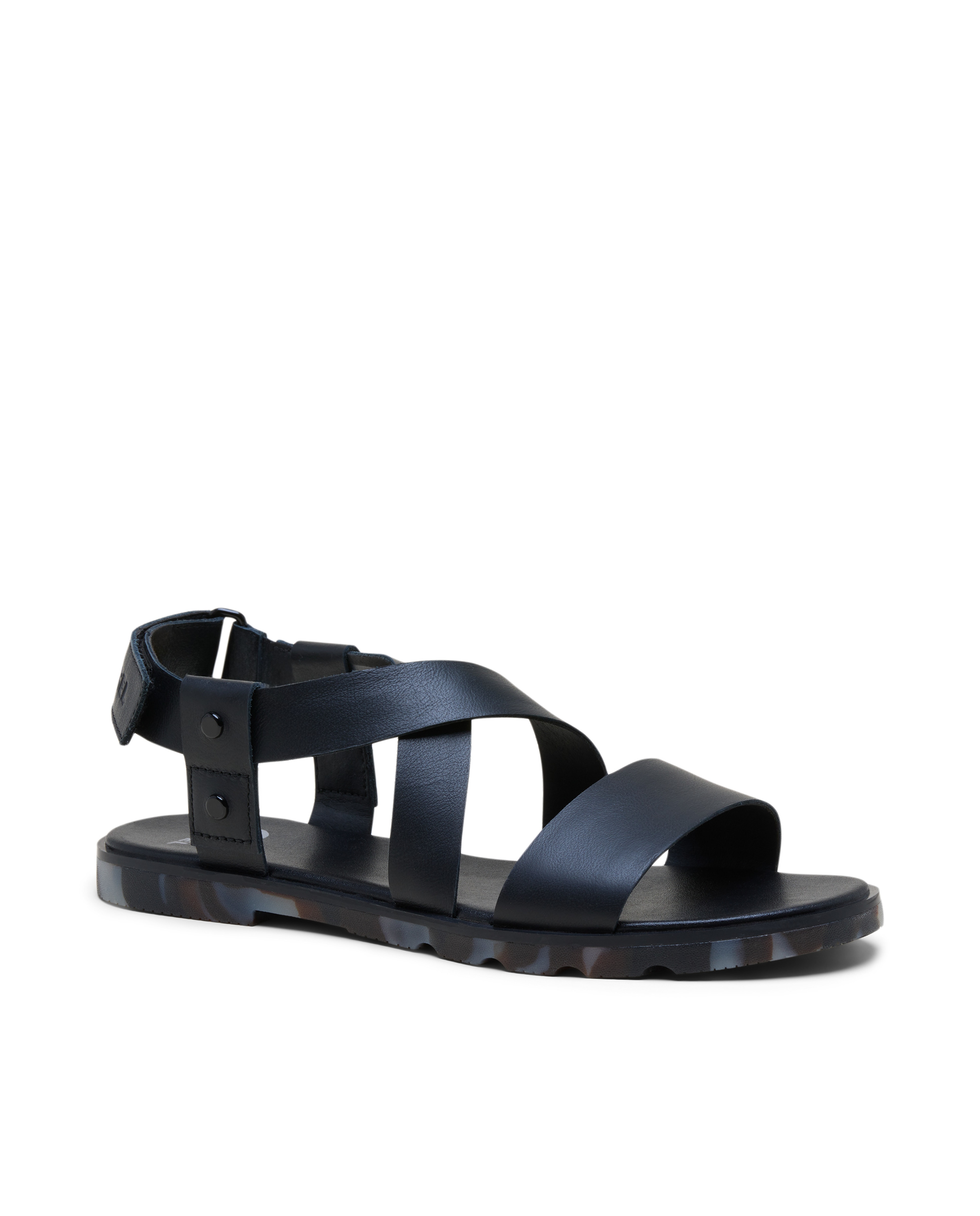 Sandalias de tiras de mujer de piel - Sorel - Negro Negro-3