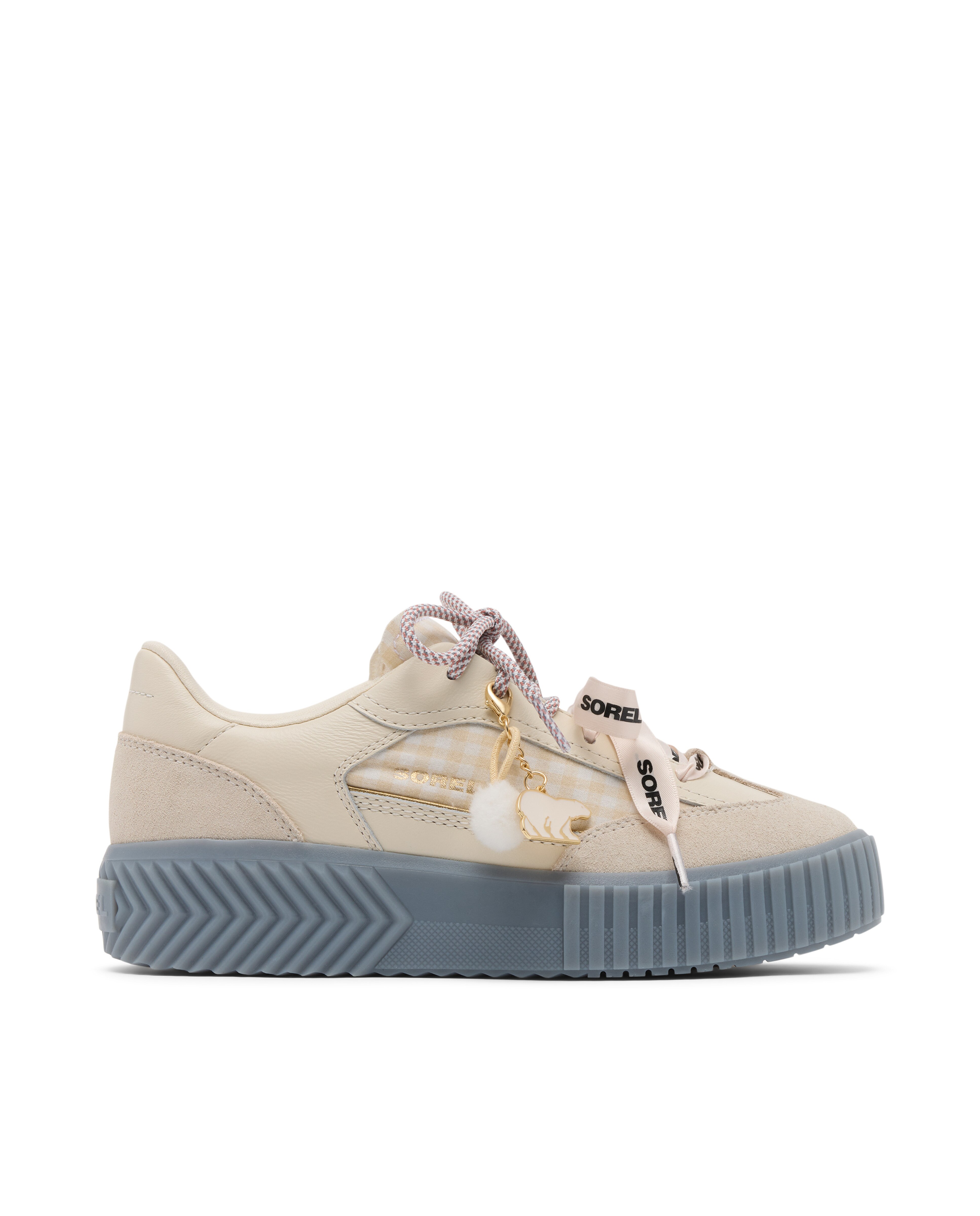 Zapatillas de mujer piel - Sorel - Beige Beige-1
