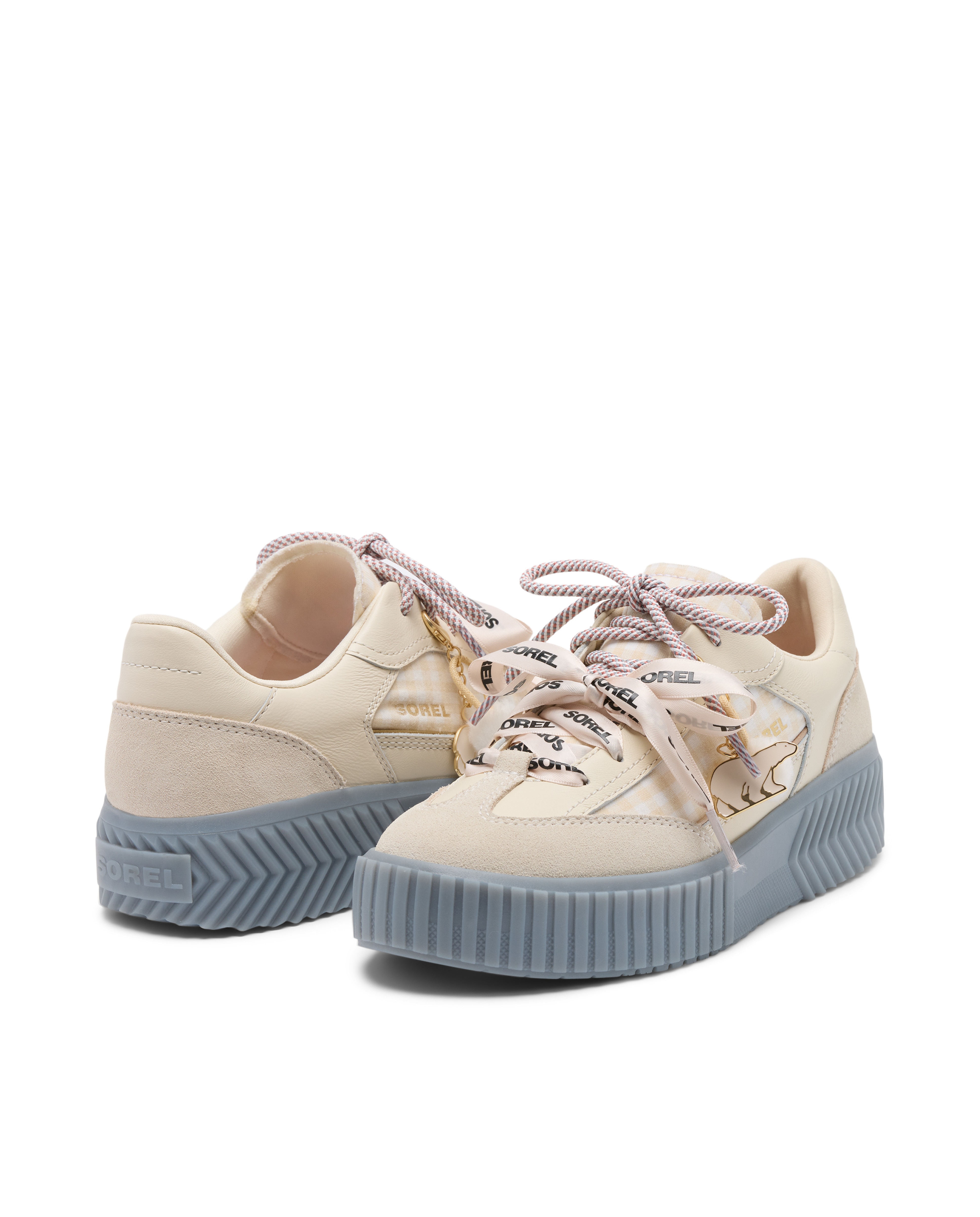 Zapatillas de mujer piel - Sorel - Beige Beige-3