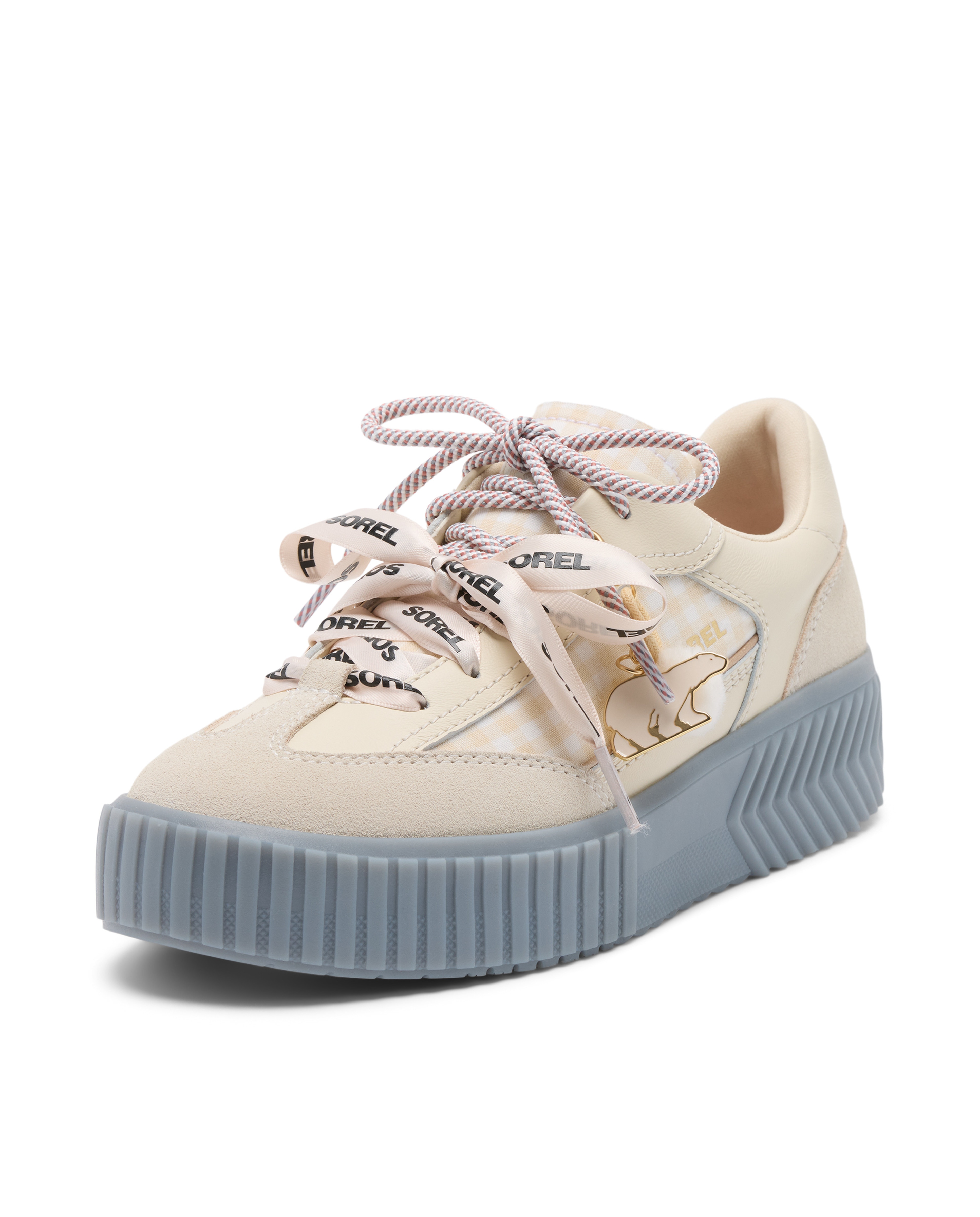 Zapatillas de mujer piel - Sorel - Beige Beige-6