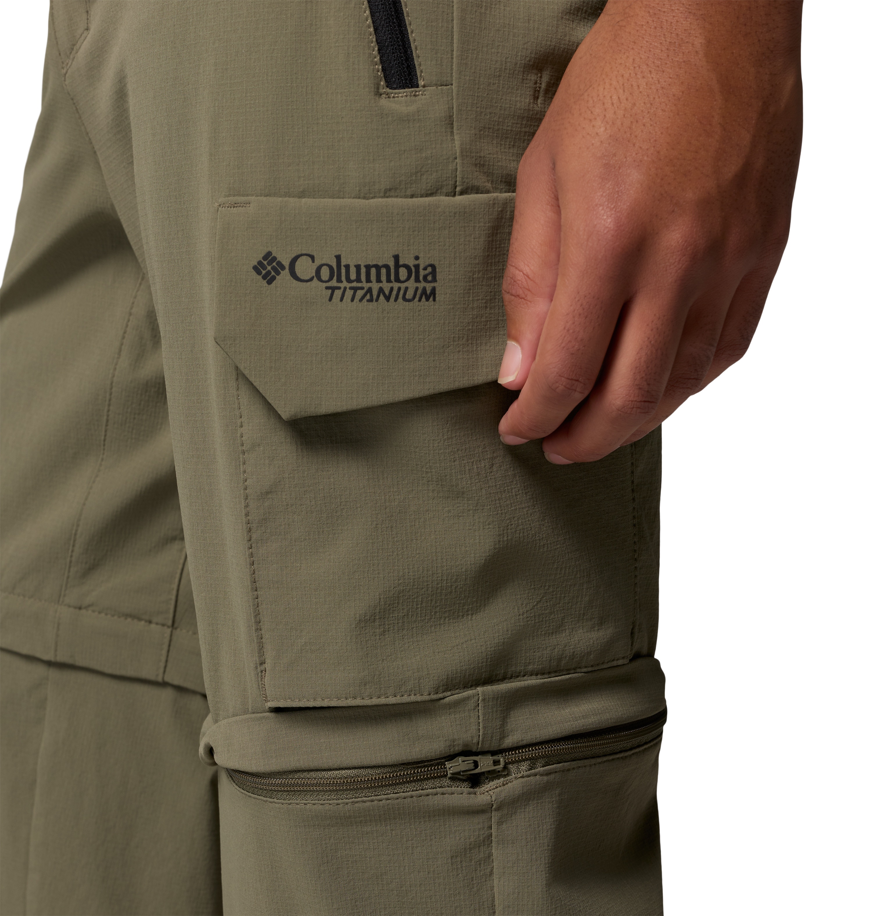 Pantalón convertible de senderismo de hombre Silver Ridge™ Elite Columbia - Verde cadete Verde cadete-5