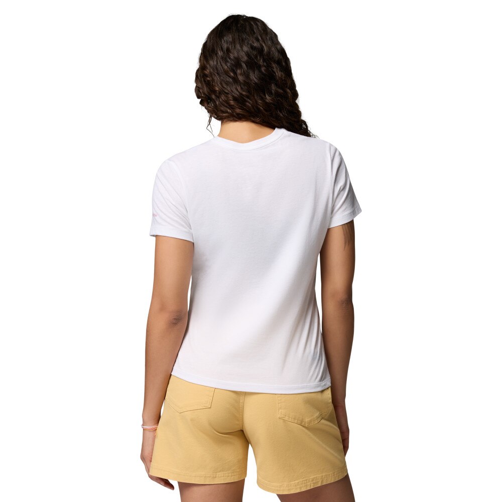 Camiseta manga corta de mujer Ruby Springs™ Graphic Fitted SS Columbia - Blanco Blanco-2