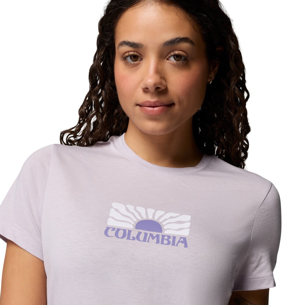 Camiseta manga corta de mujer Ruby Springs™ Graphic Fitted SS Columbia - Lila Lila-4