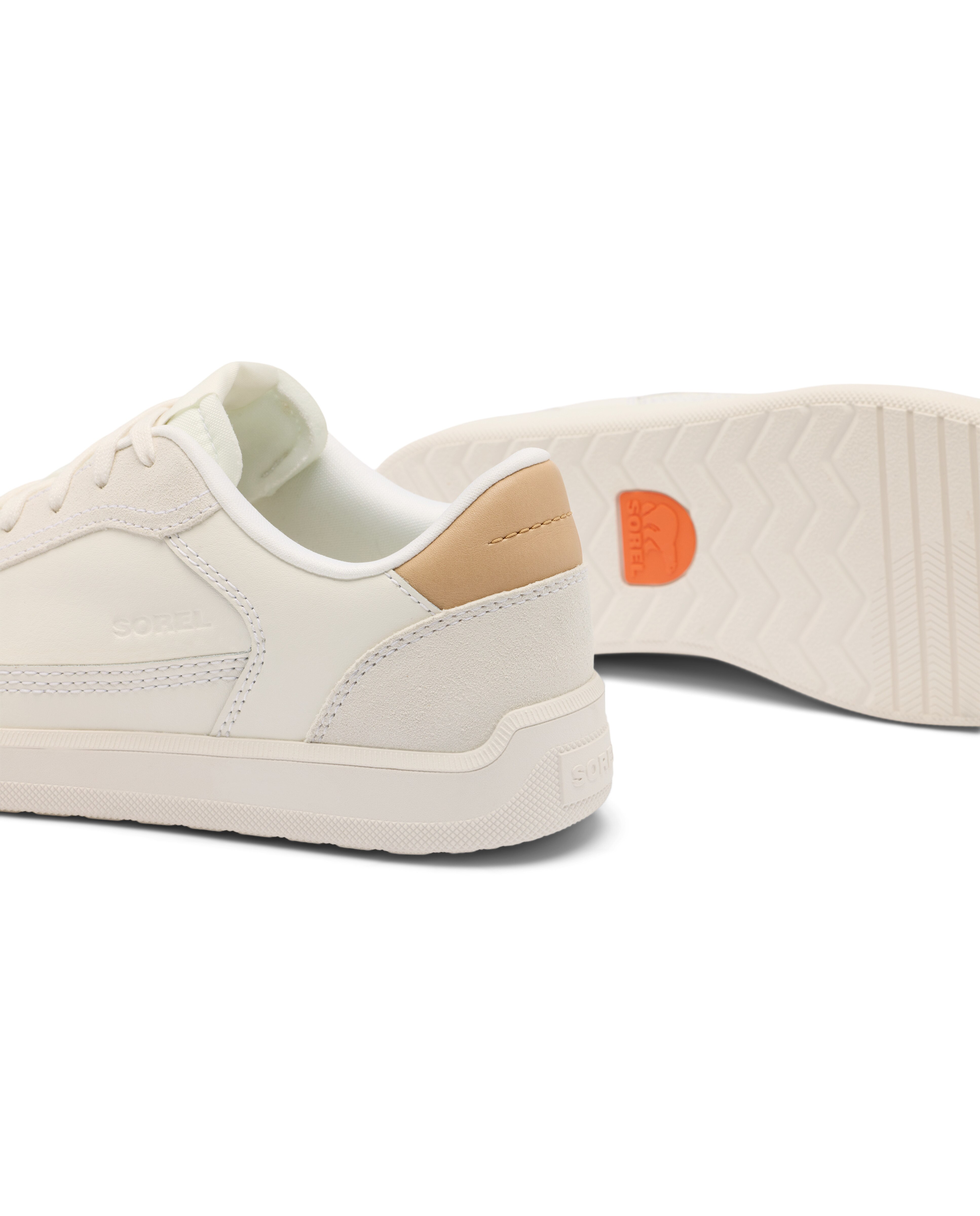 Deportivas de hombre de piel - Sorel - Blanco Blanco-5