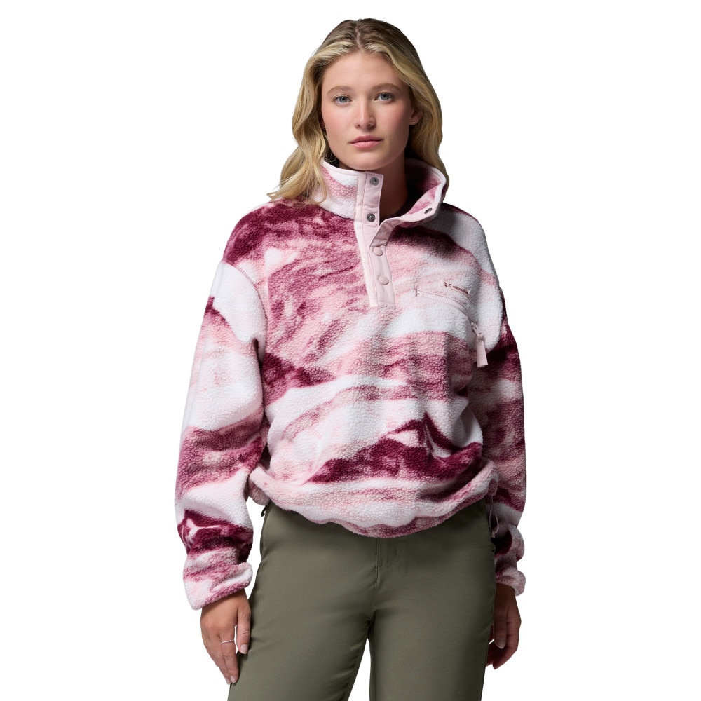 Forro polar de mujer Helvetia™ II Printed Cropped Columbia - Morado Morado-1