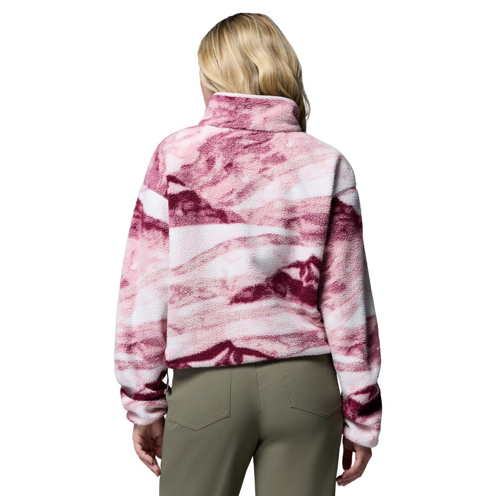 Forro polar de mujer Helvetia™ II Printed Cropped Columbia - Morado Morado-2