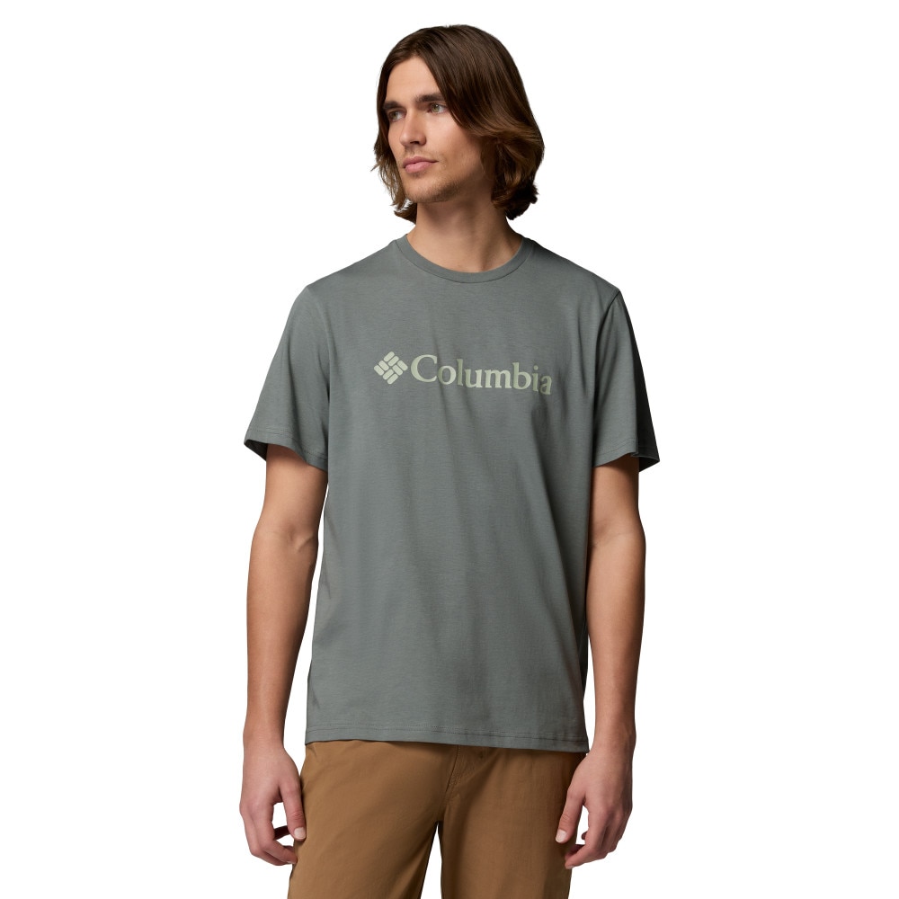 Imagen 1 de Camiseta manga corta de hombre CSC Basic Logo™ Columbia - Verde Verde