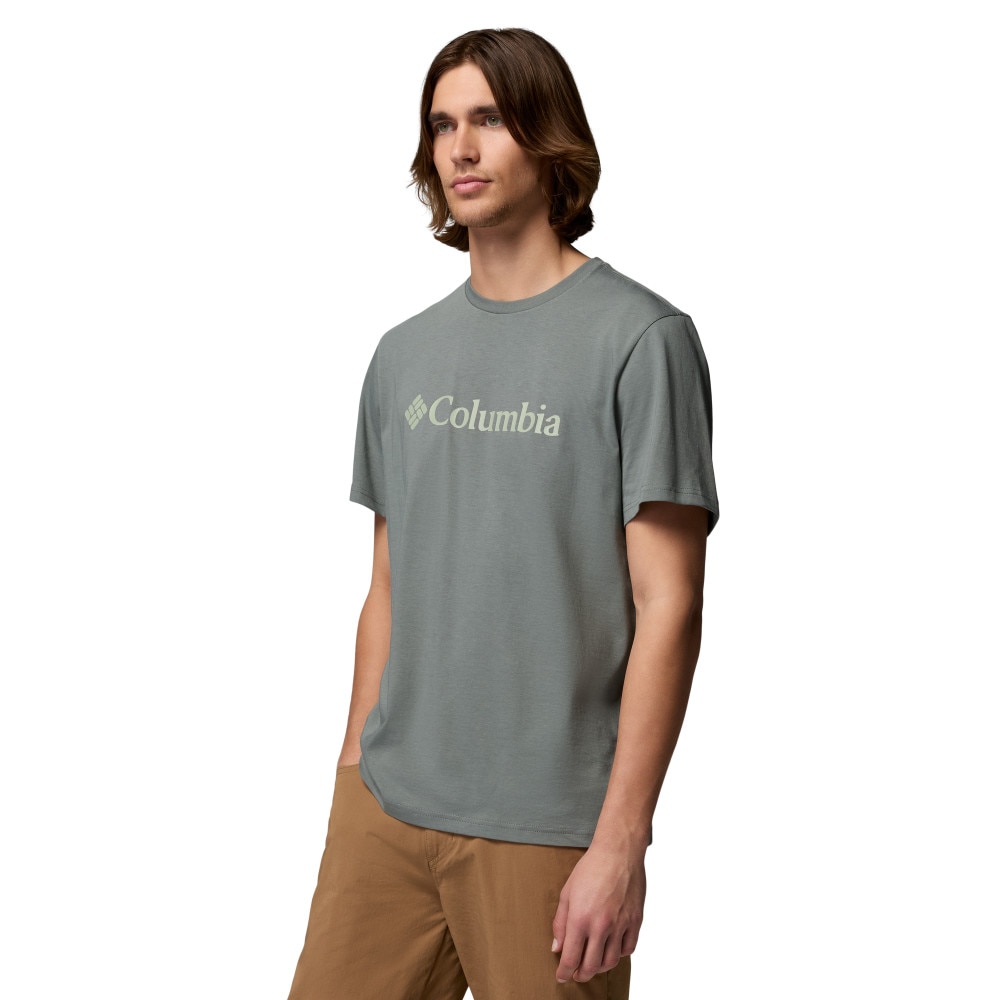 Imagen 3 de Camiseta manga corta de hombre CSC Basic Logo™ Columbia - Verde Verde