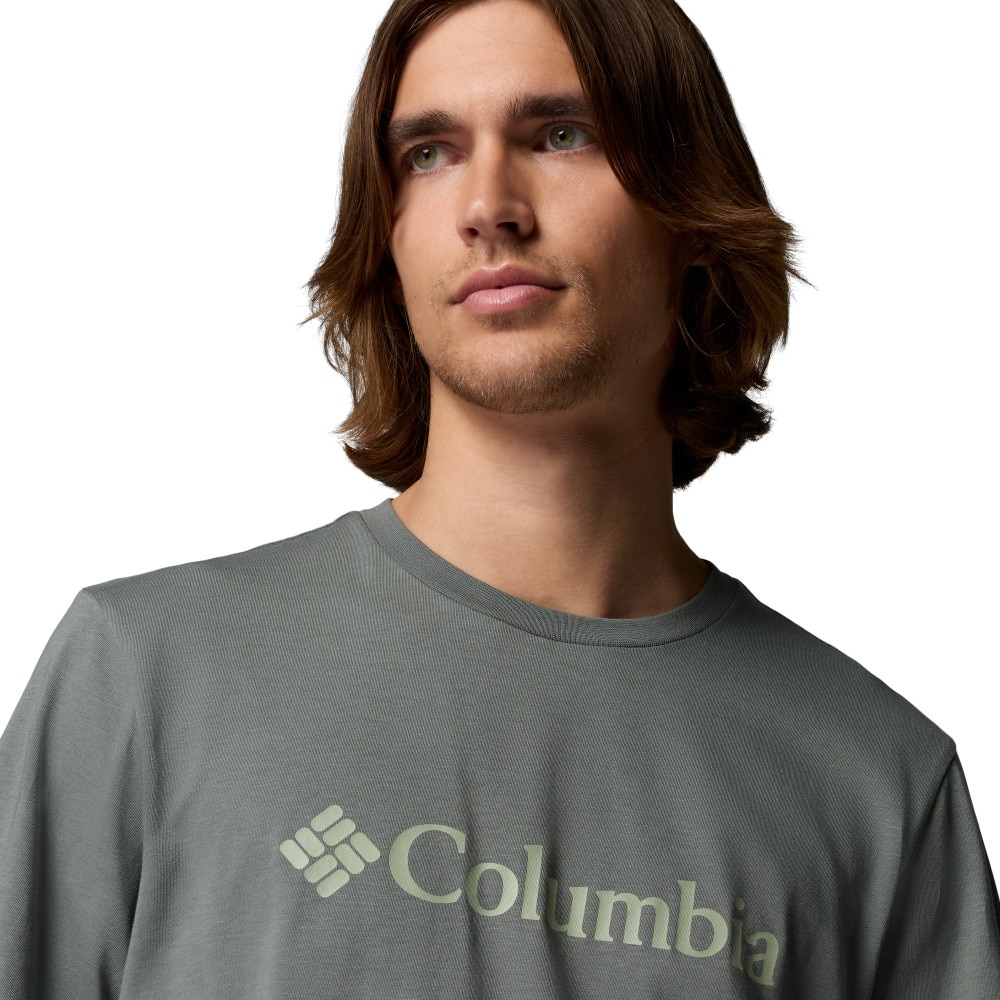 Imagen 4 de Camiseta manga corta de hombre CSC Basic Logo™ Columbia - Verde Verde