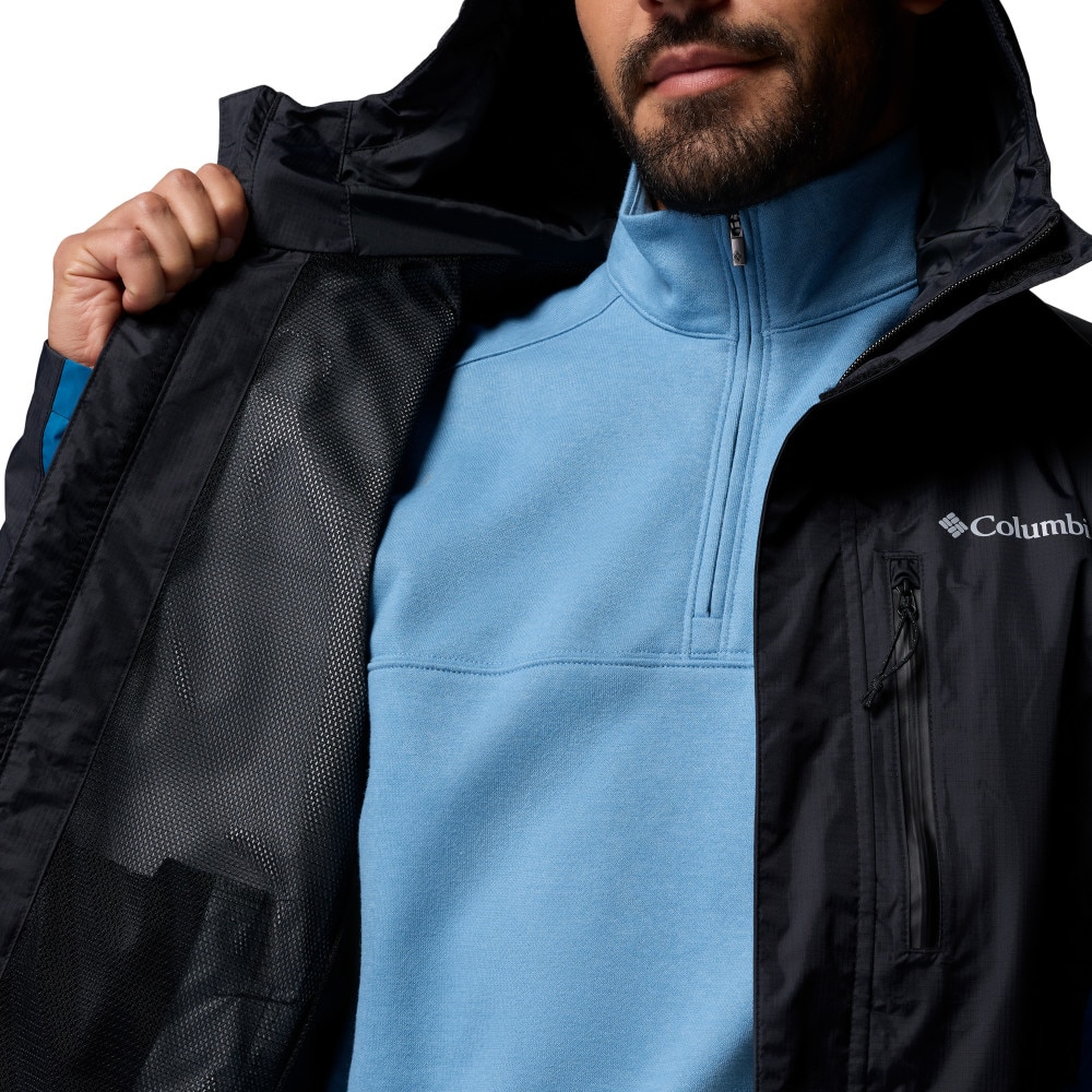 Chaqueta impermeable hombre Pouring Adventure™ III Columbia - Negro Negro-5