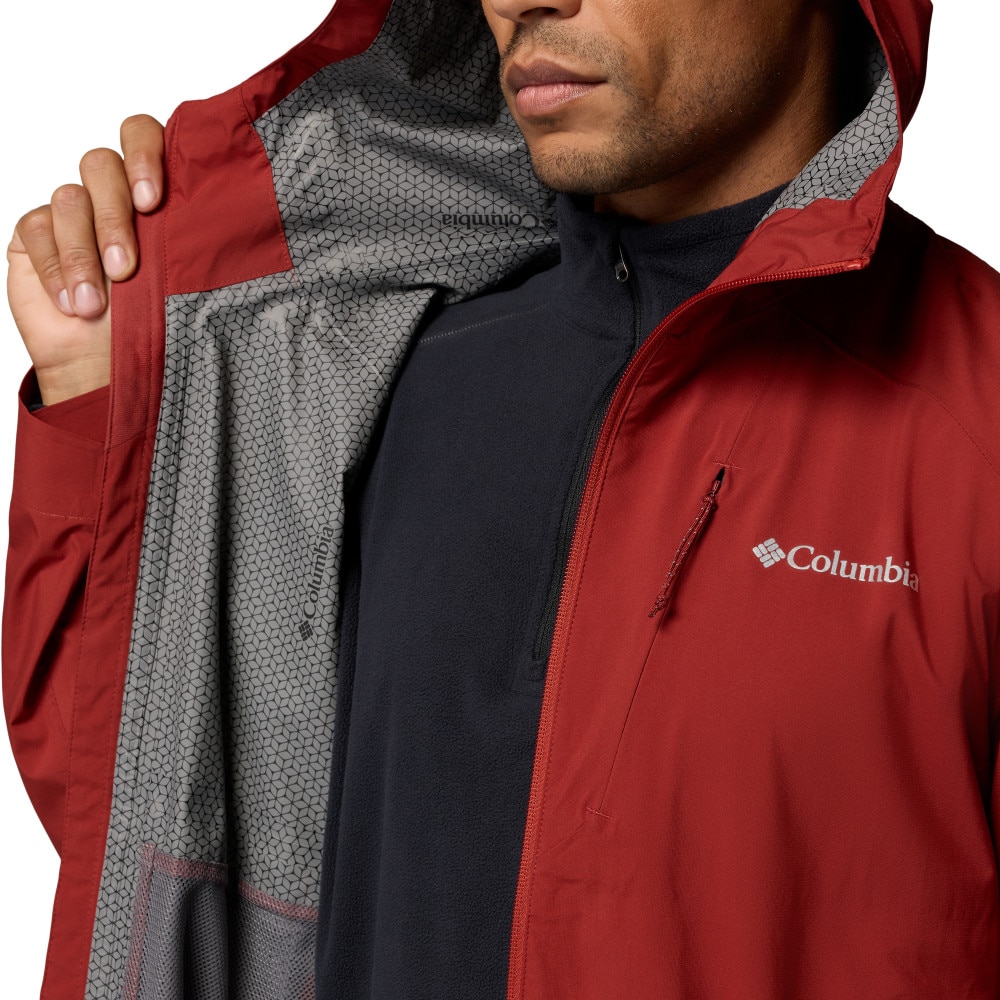 Chaqueta impermeable hombre Trailborne™ 2.5L Columbia - Rojo Rojo-5