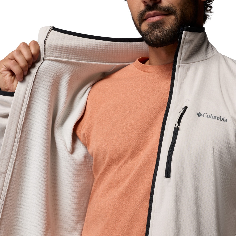 Imagen 5 de Forro polar de hombre Essential Hike™ Grid Columbia - Marrón Marrón
