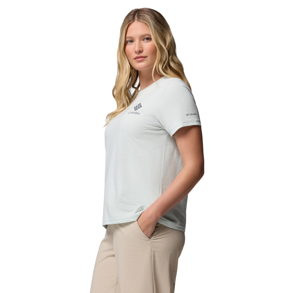 Camiseta de manga corta mujer Rolling Bend™ Columbia - Verde Verde-3