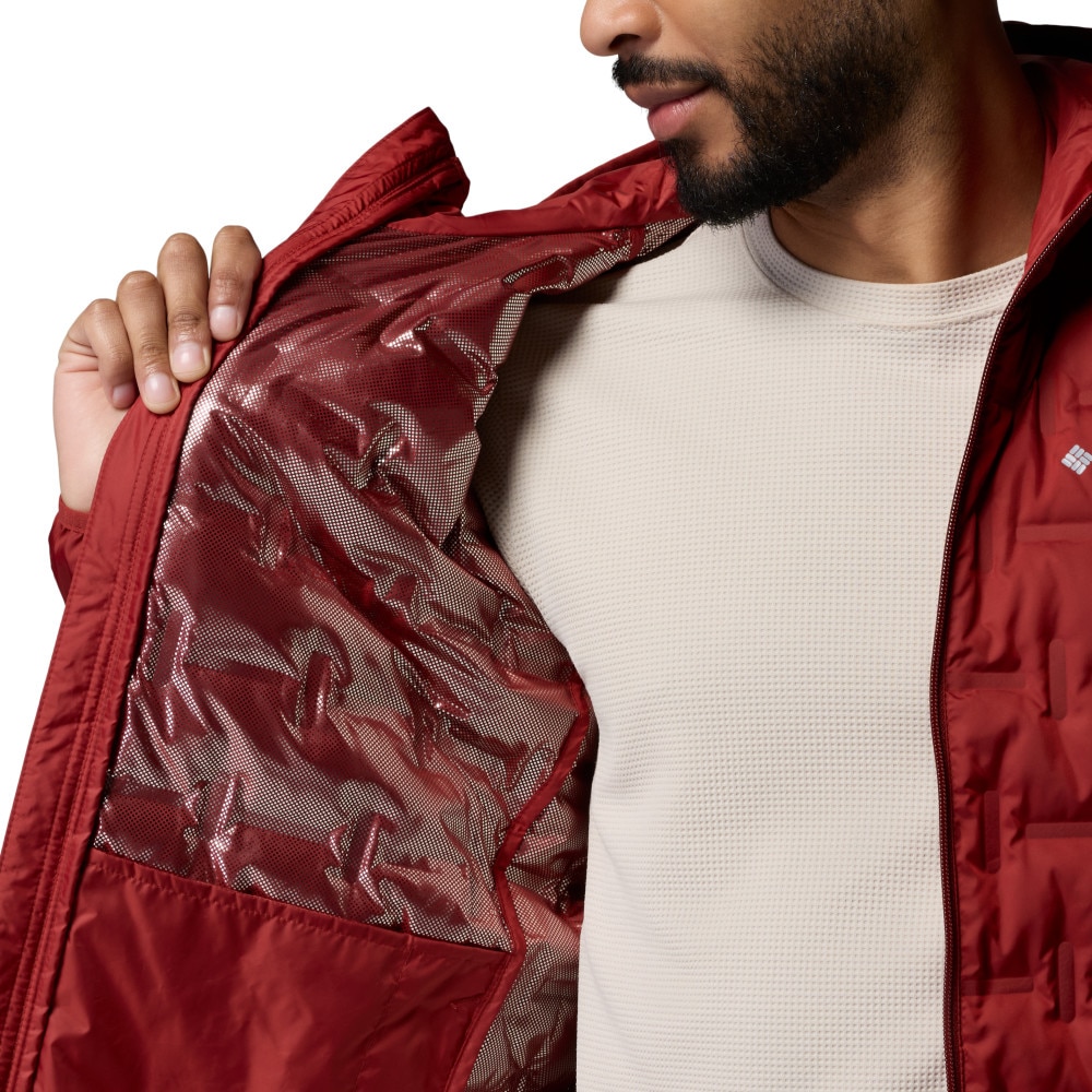 Chaqueta de hombre Delta Ridge™ II Plumón Columbia - Rojo Rojo-5