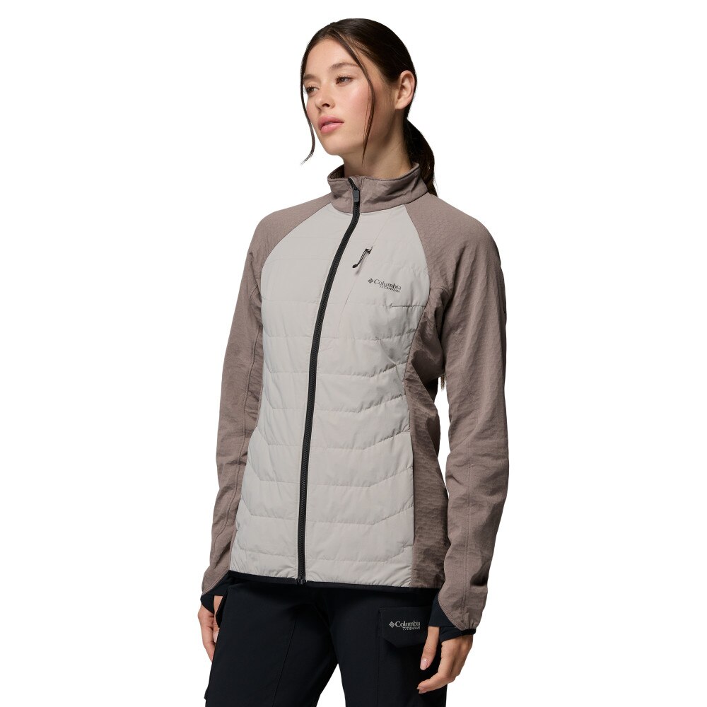 Forro polar mujer Arctic Crest™ II Hybrid Columbia - Gris Gris-3