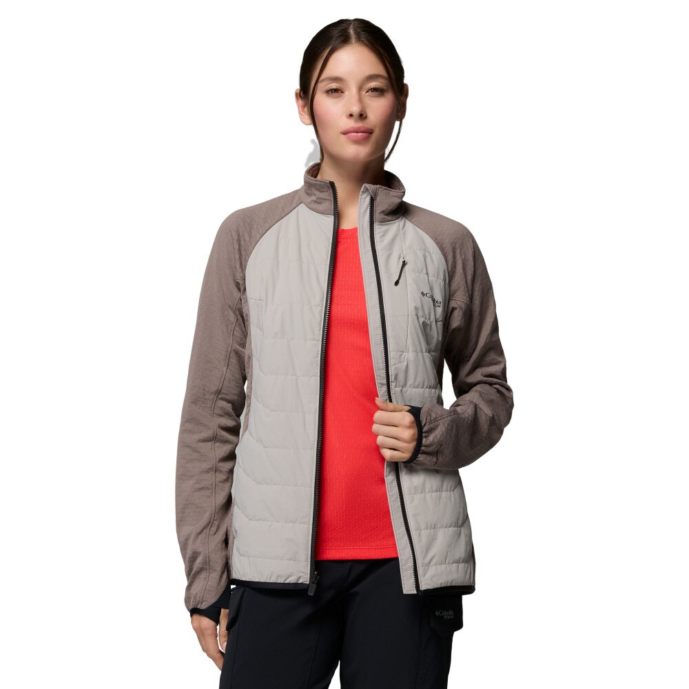 Forro polar mujer Arctic Crest™ II Hybrid Columbia - Gris Gris-4