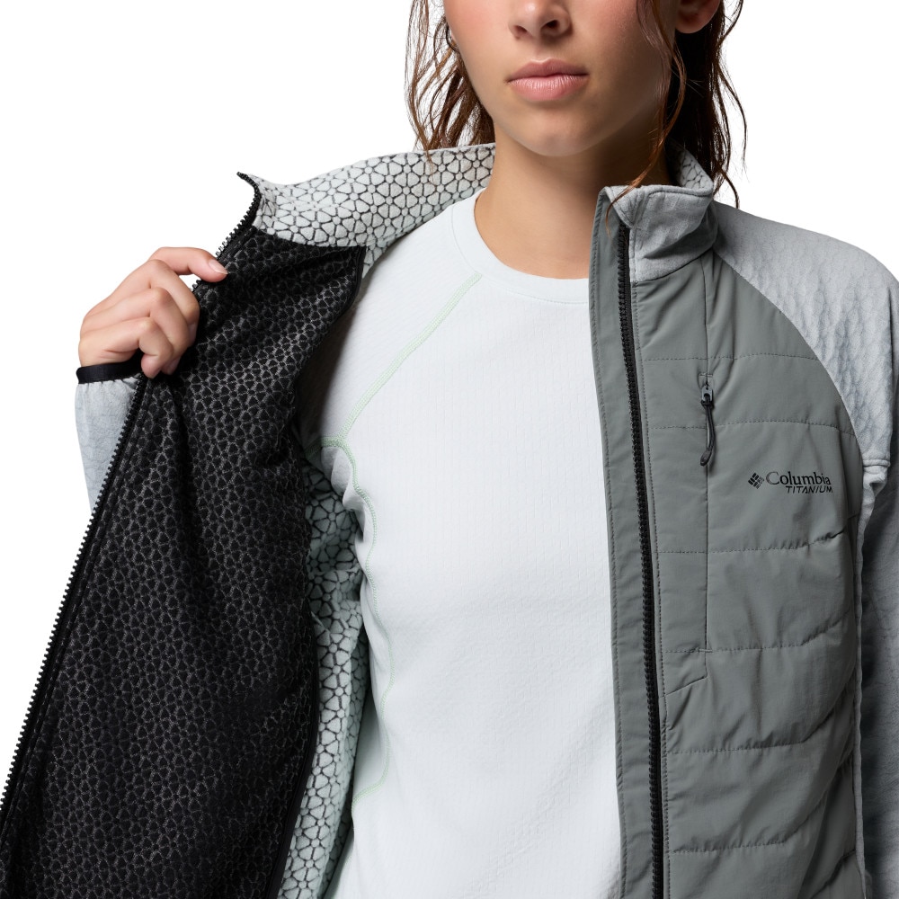 Forro polar mujer Arctic Crest™ II Hybrid Columbia - Verde Verde-5