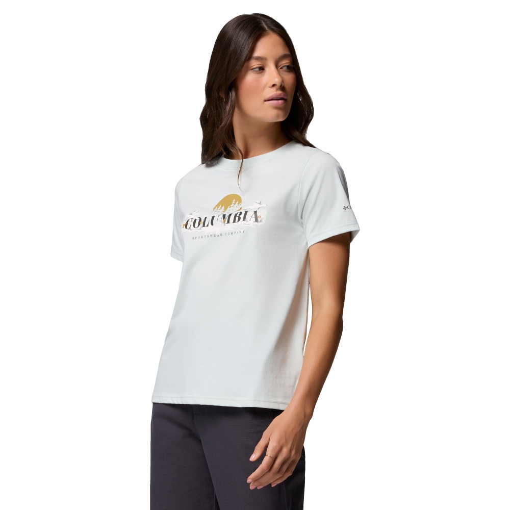 Camiseta de manga corta mujer Rolling Bend™ Seasonal Columbia - Verde Verde-3