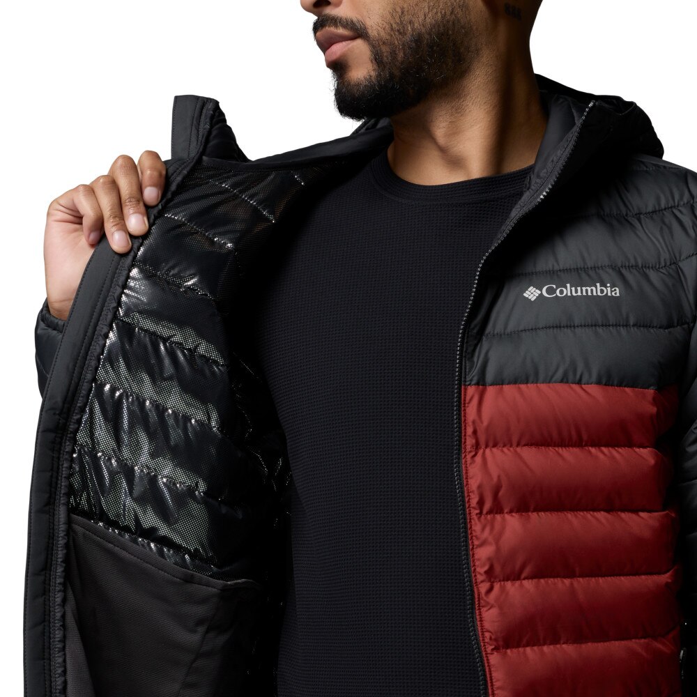 Plumífero de hombre Powder Lite™ II Hooded Columbia - Rojo Rojo-5