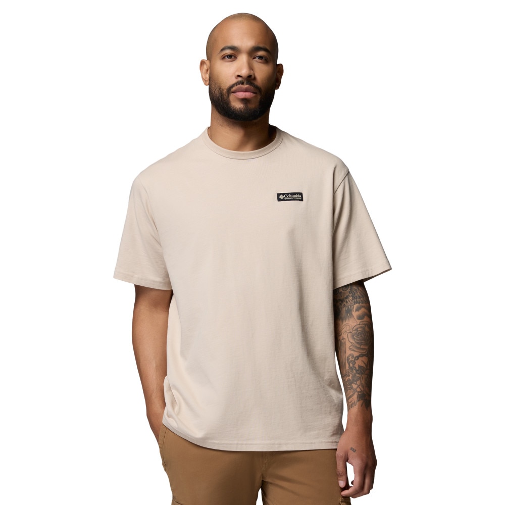 Camiseta manga corta de hombre CSC™ Heavyweight Back Graphic Columbia - Marrón Marrón-1